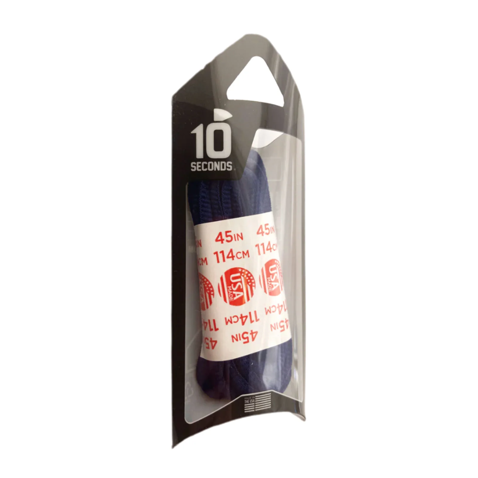 10 Seconds Athletic Oval Shoelace - Navy