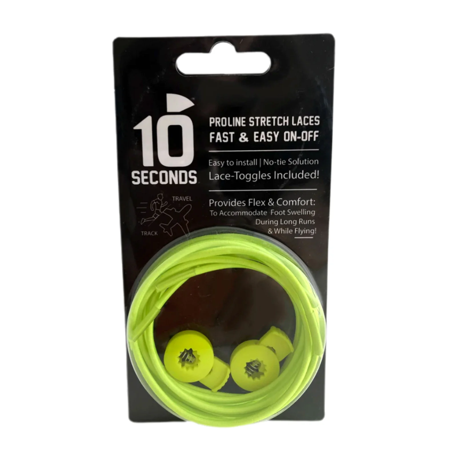 10 Seconds Elastic Shoelace - Neon Yellow - Image 2