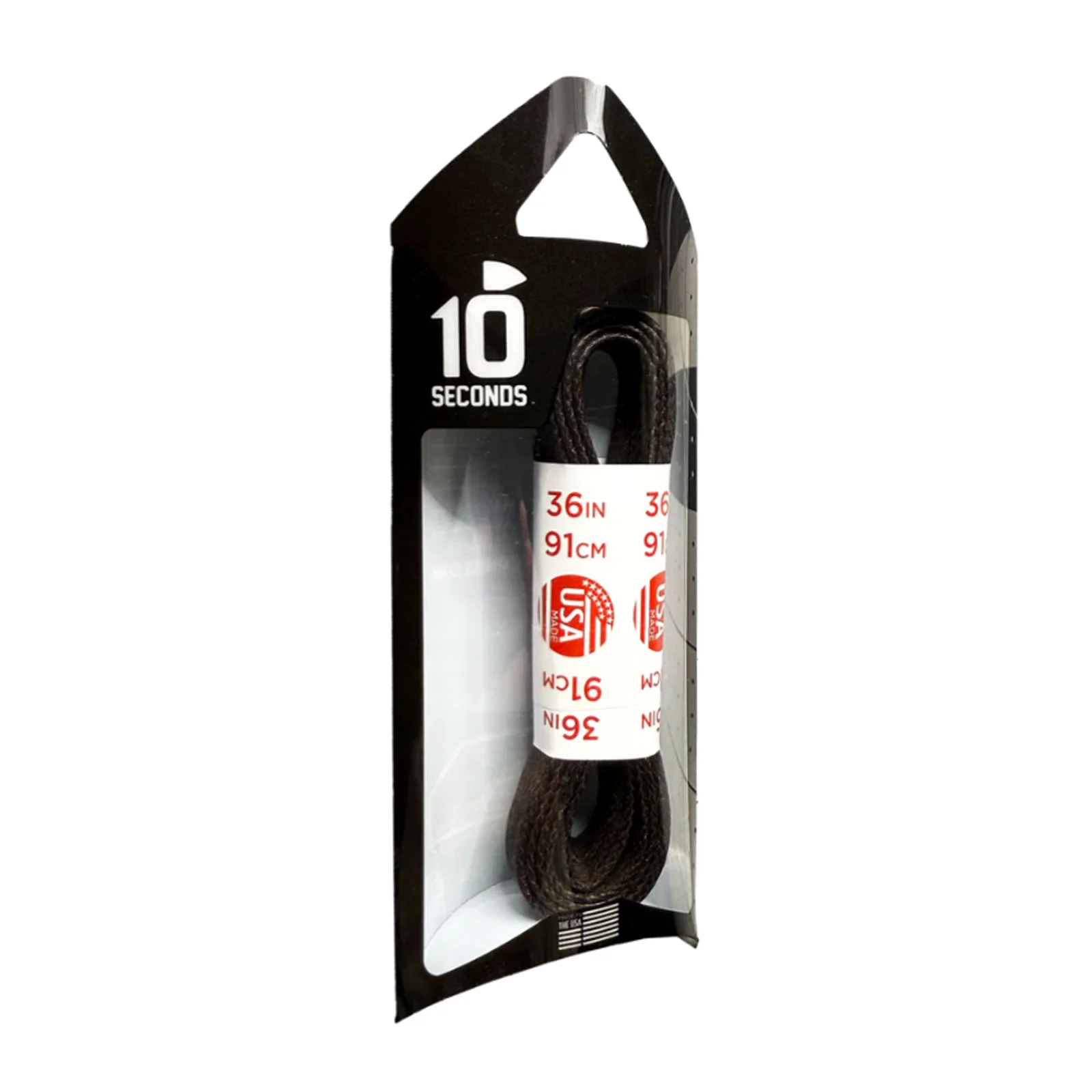 10 Seconds Flat Glazed Casual Shoelace - Brown