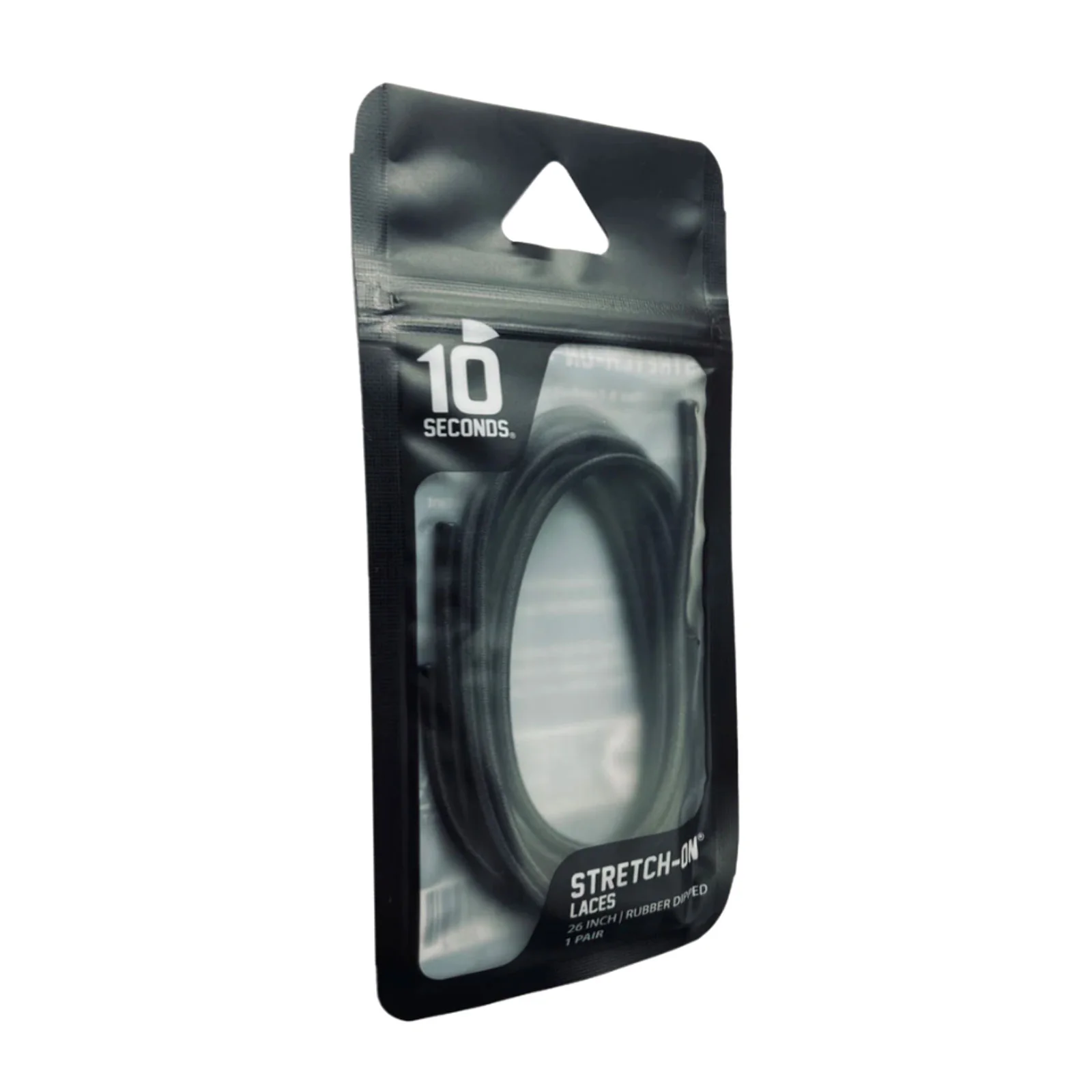 10 Seconds Multisport Stretch-On Shoelace - Black