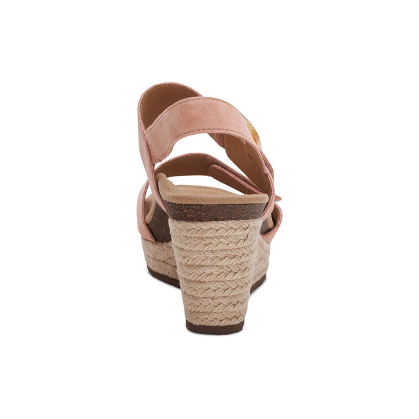 Aetrex Ashley Wedge Sandal (Women) - Rose - Image 4