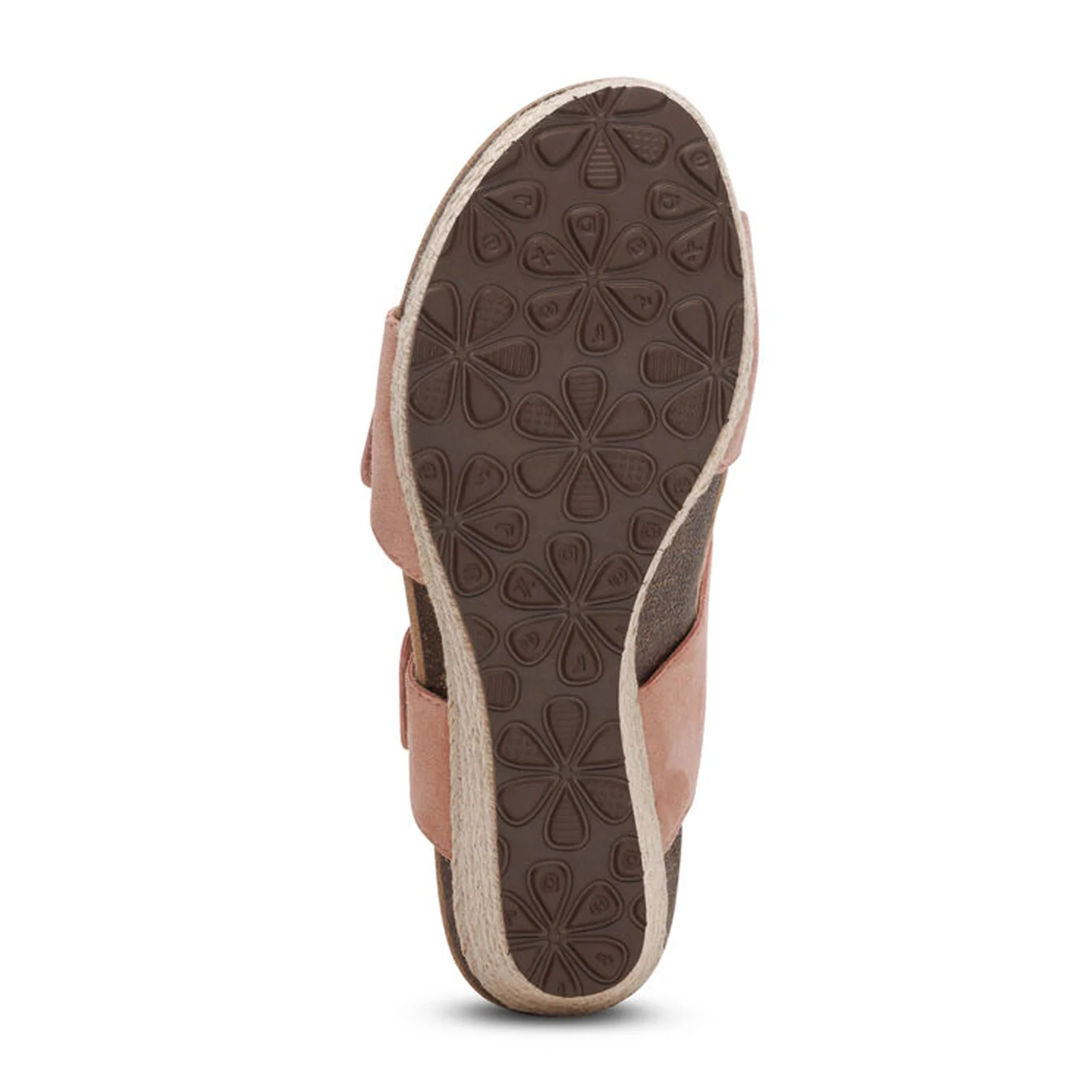 Aetrex Ashley Wedge Sandal (Women) - Rose - Image 6