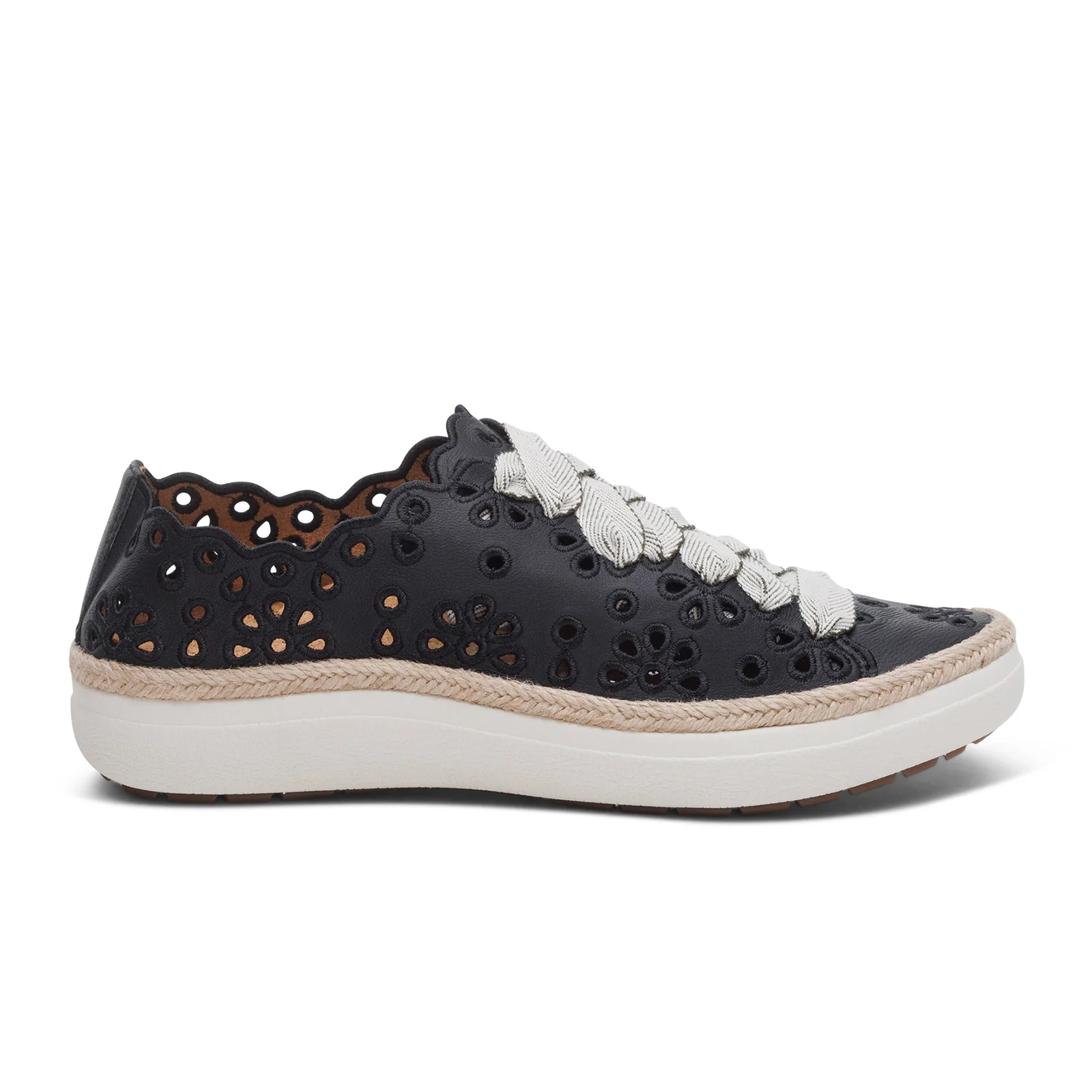 Aetrex Charlotte Sneaker (Women) - Black