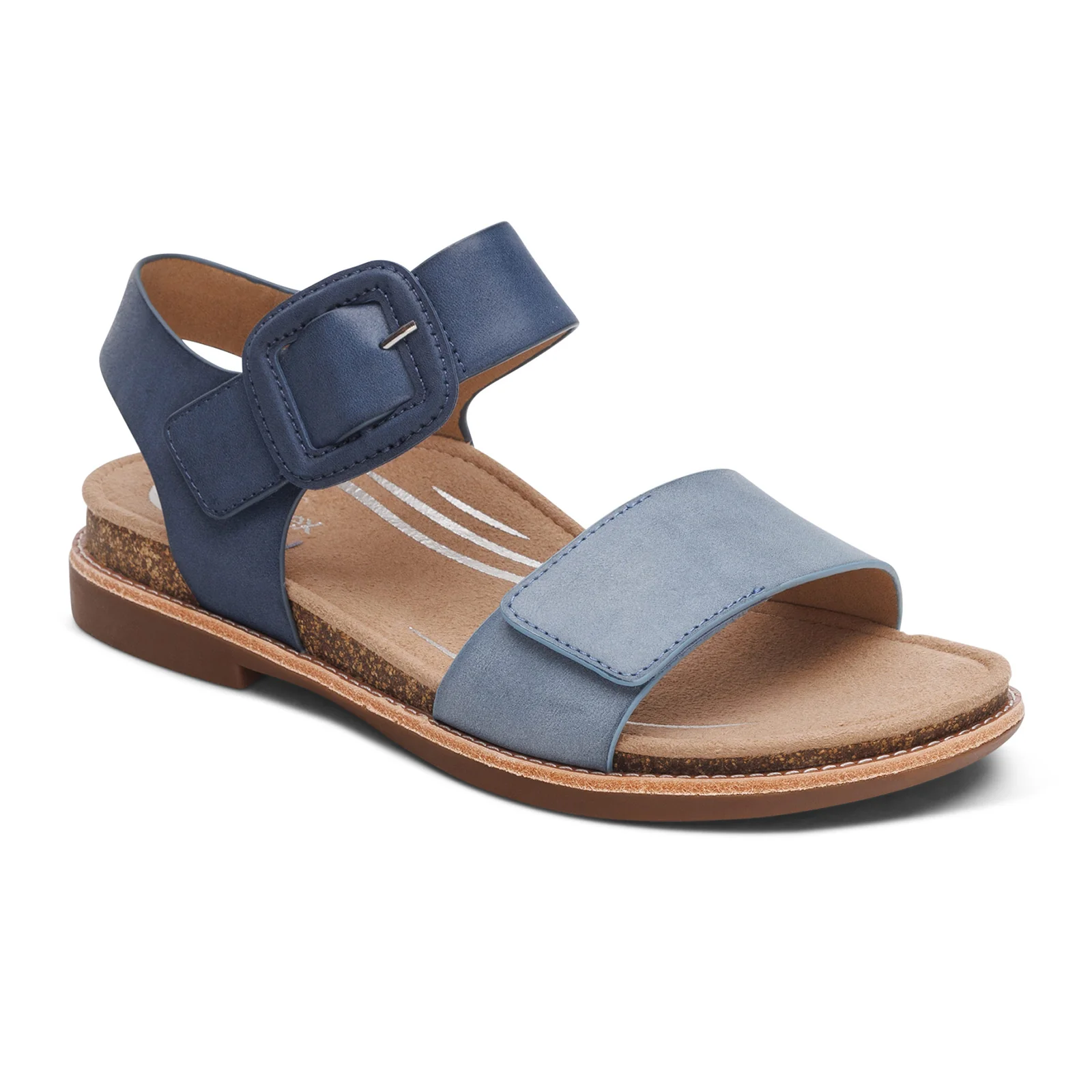 Aetrex Claire Backstrap Sandal (Women) - Navy - Image 3