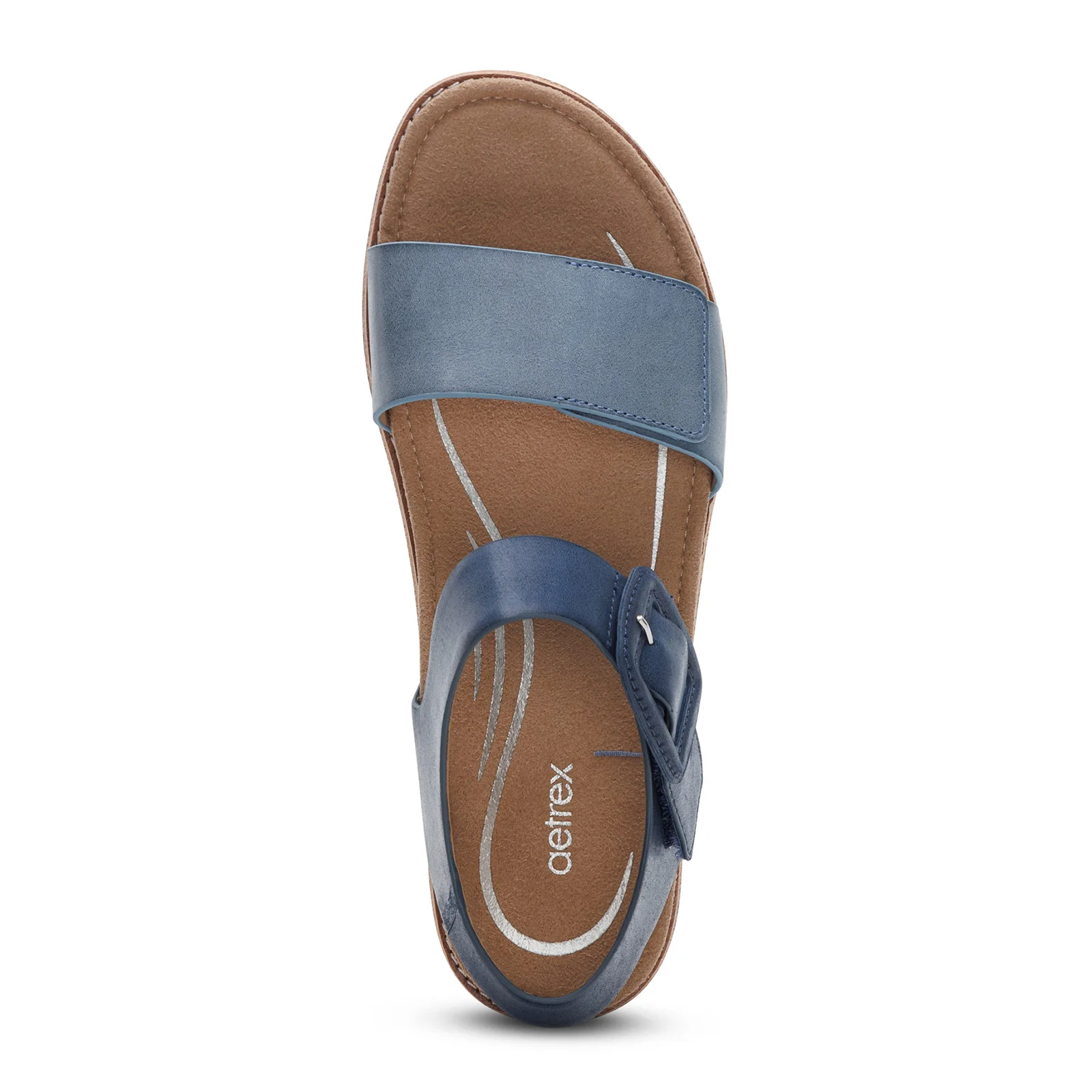 Aetrex Claire Backstrap Sandal (Women) - Navy - Image 5