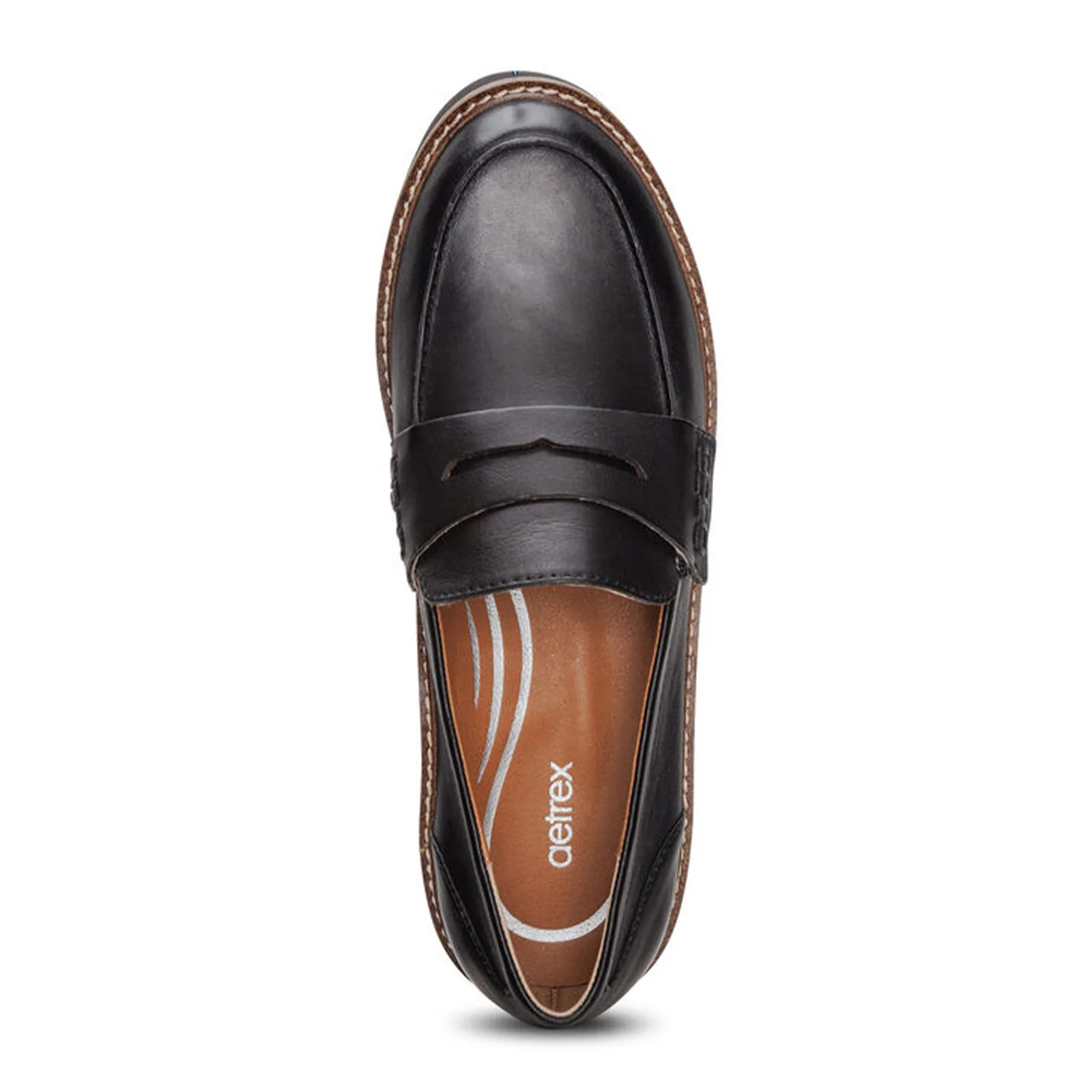 Aetrex Colette Loafer (Women) - Black - Image 4