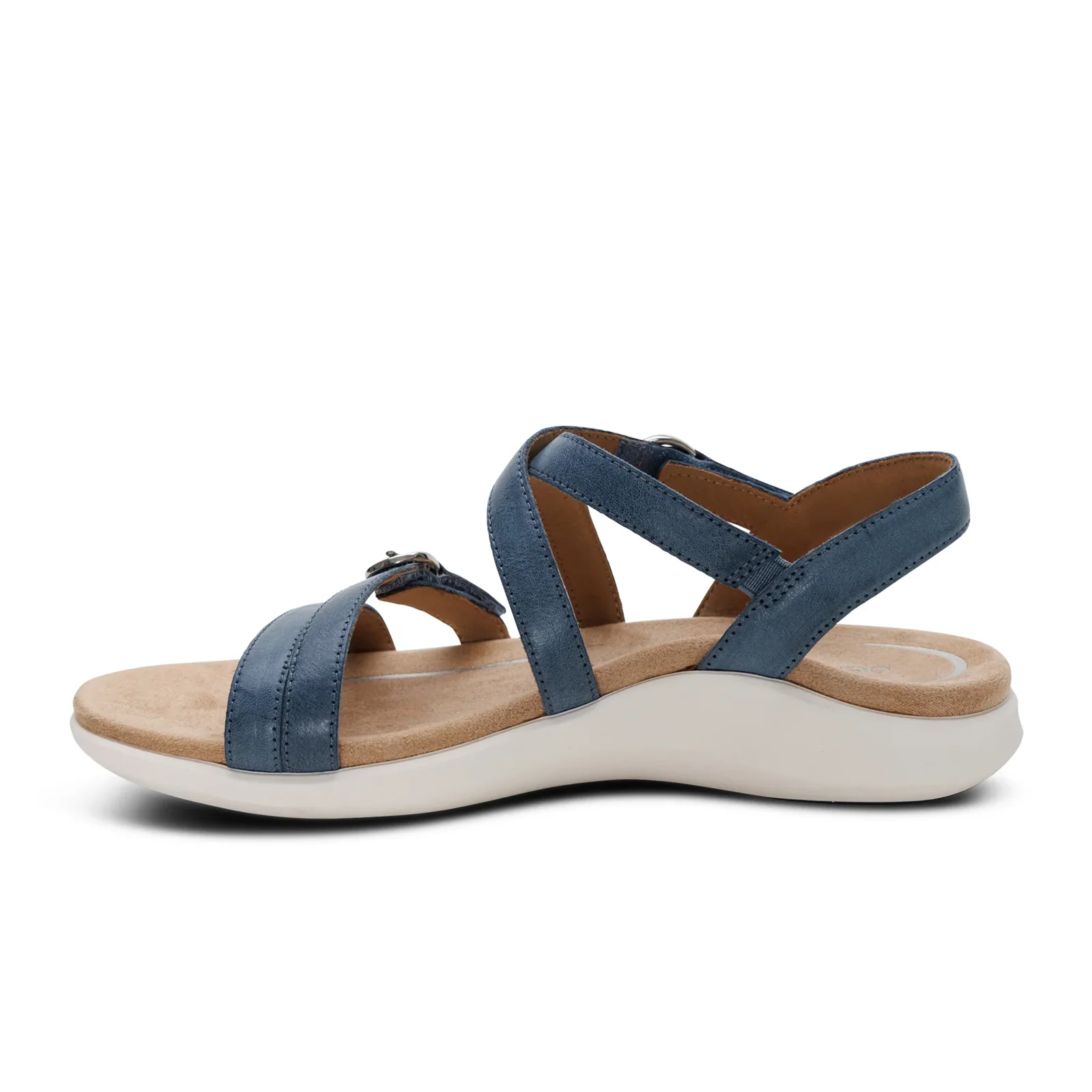 Aetrex Hadley Backstrap Sandal (Women) - Hazy Blue - Image 2