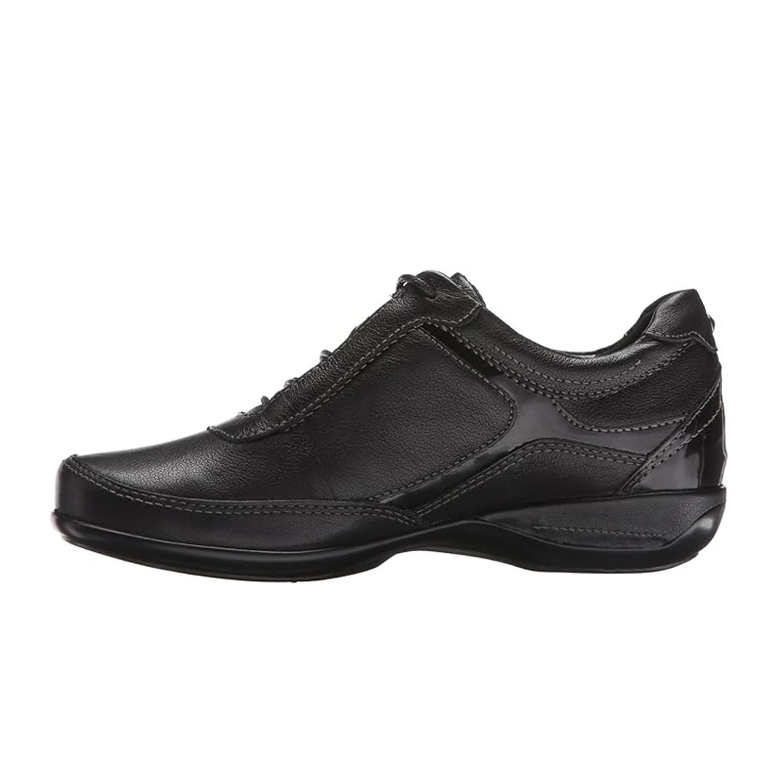 Aetrex Holly Lace Up (Women) - Black Leather - Image 2
