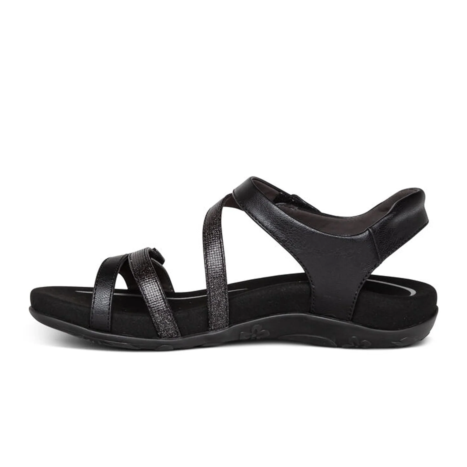 Aetrex Jess Backstrap Sandal (Women) - Black - Image 2