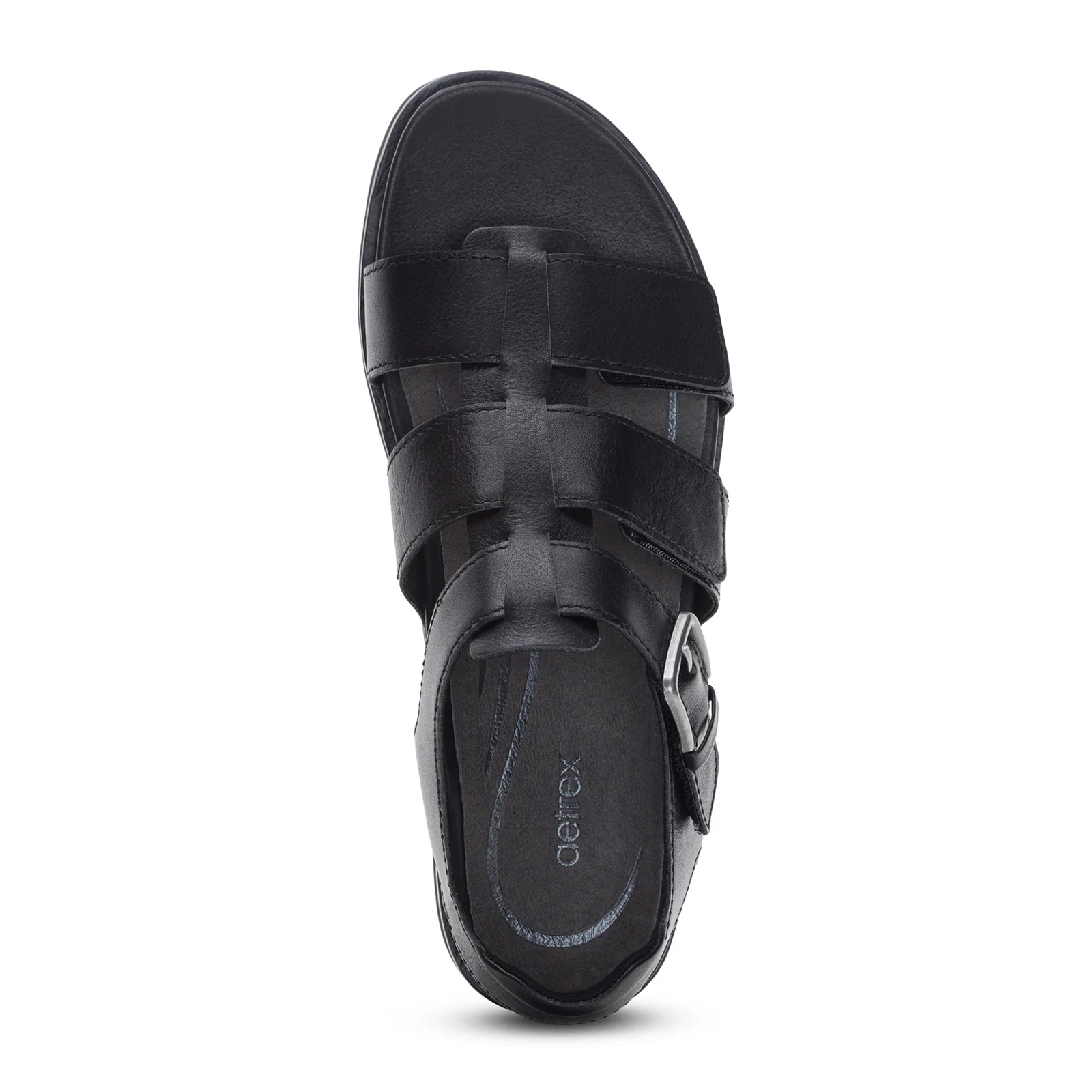 Aetrex Romy Backstrap Sandal (Women) - Black - Image 5