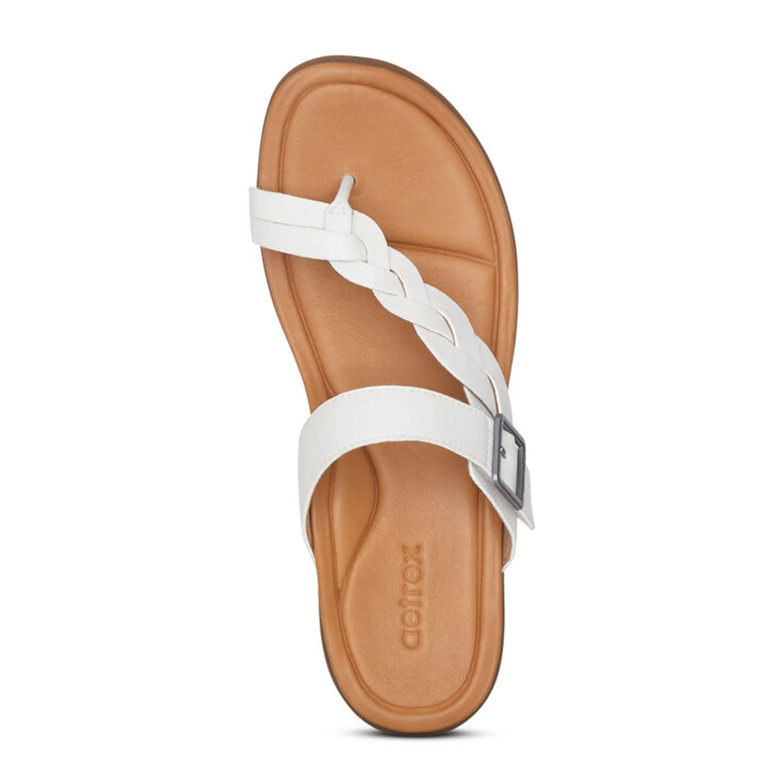Aetrex Selena Sandal (Women) - White - Image 5
