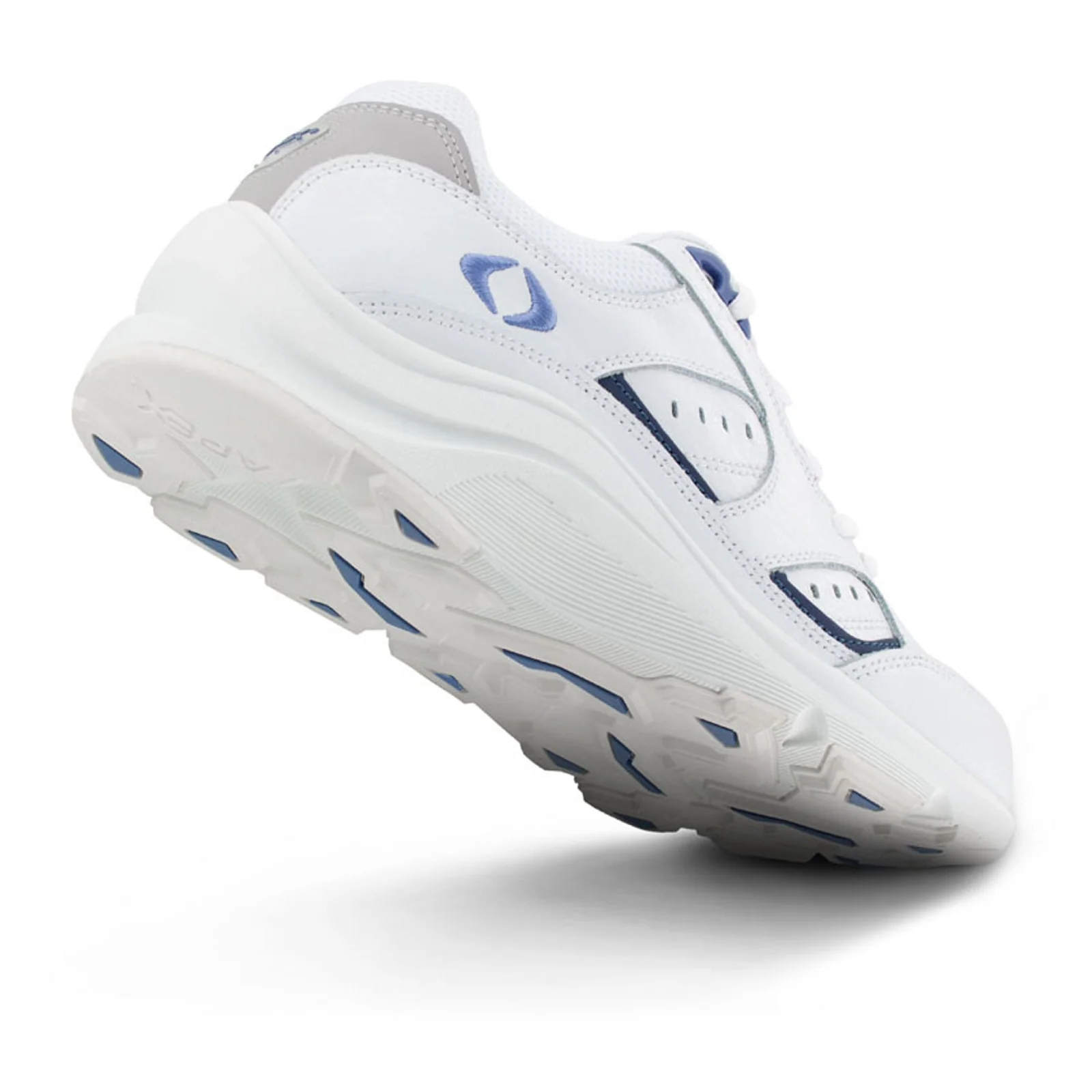 Apex Lace Walker V-Last Active Shoe (Women) - White/Periwinkle - Image 4