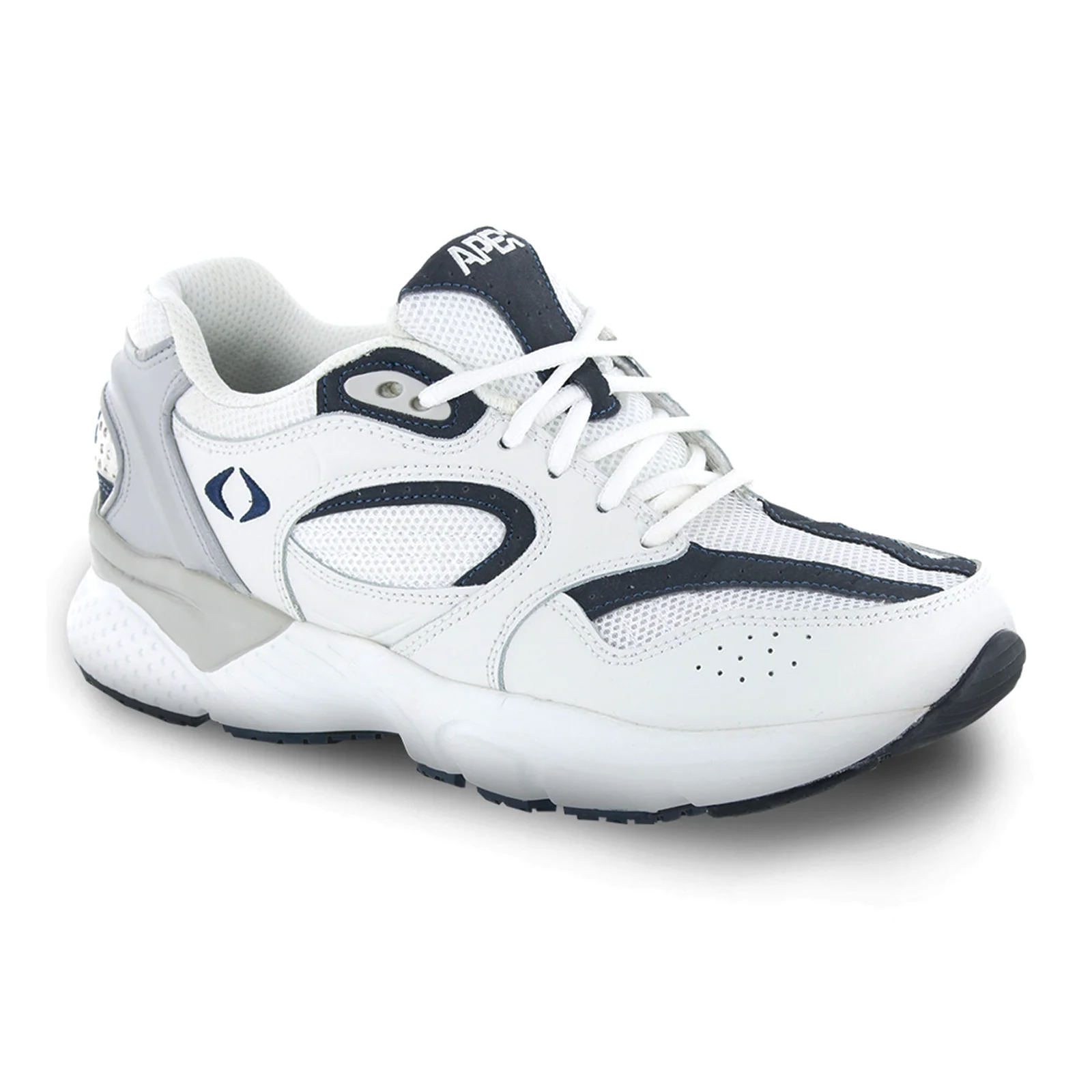 Apex X521 Boss Runner Active Shoe (Men) - White/Navy - Image 3