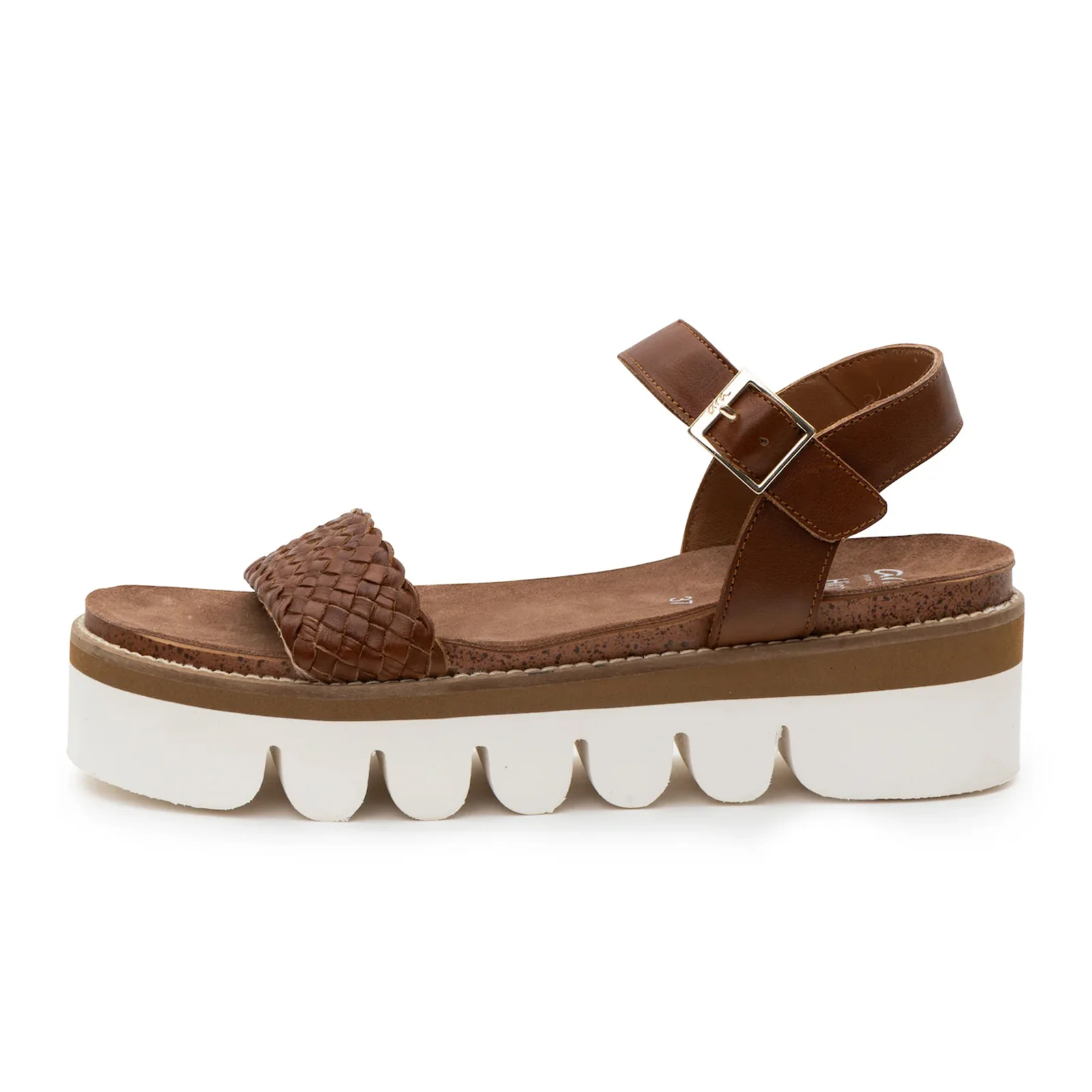 Ara Fresno Platform Sandal (Women) - Cognac Nappa Leather - Image 2