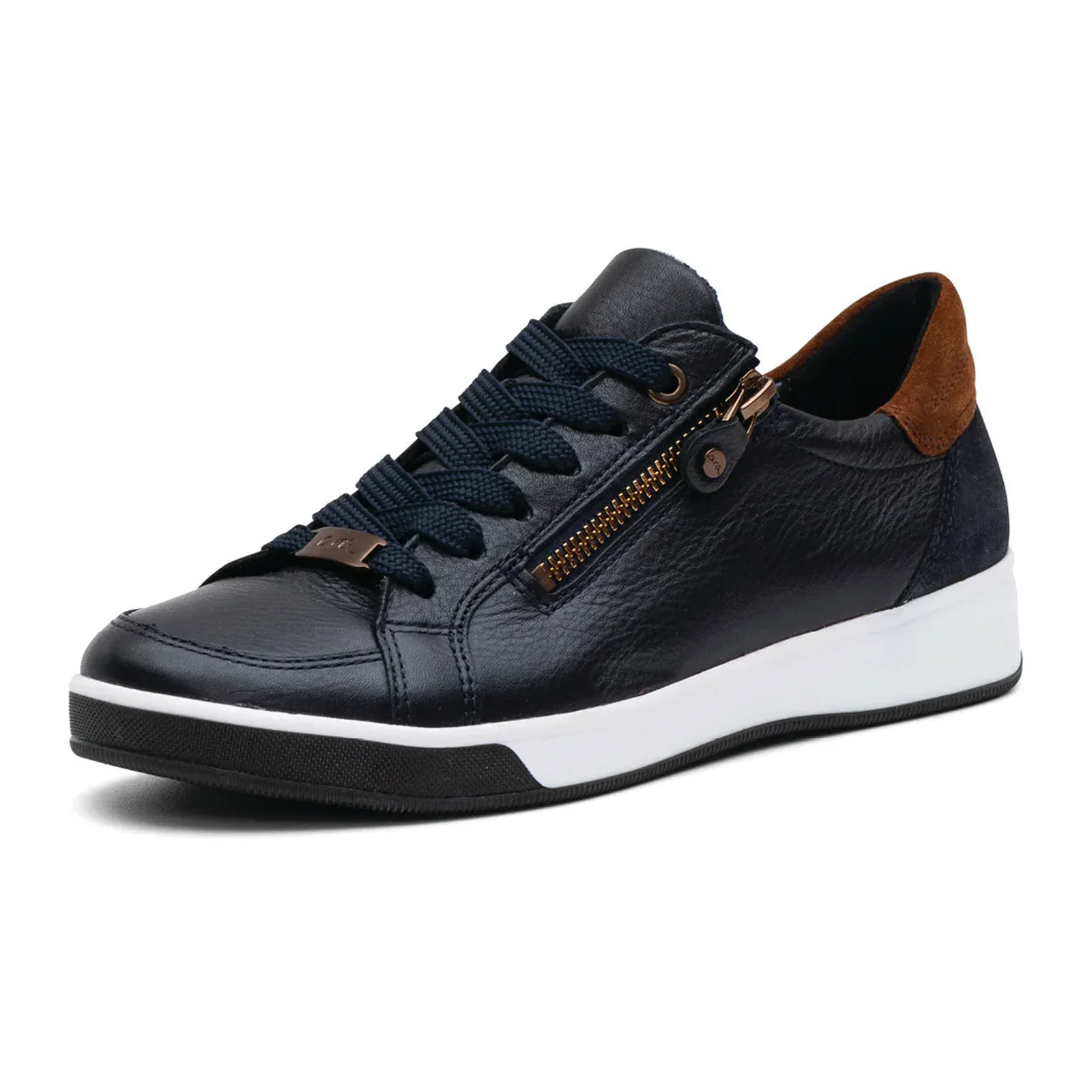 Ara Rei-Low Sneaker (Women) - Navy Calf Leather - Image 2