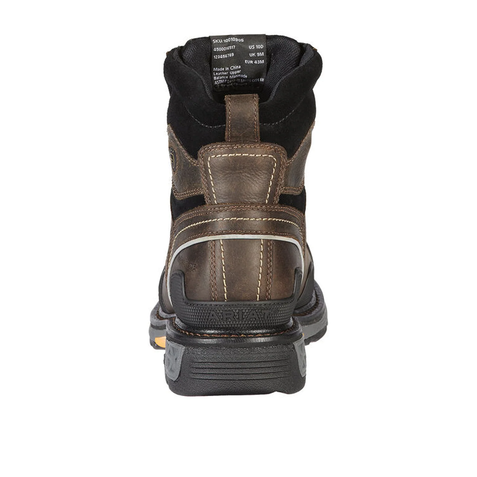 Ariat OverDrive 6" Composite Toe Work Boot (Men) - Dark Brown - Image 3