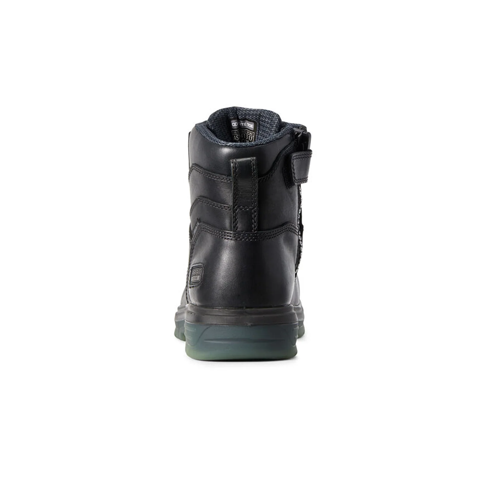 Ariat Turbo 6" Side Zip Carbon Toe Work Boot (Men) - Black - Image 3