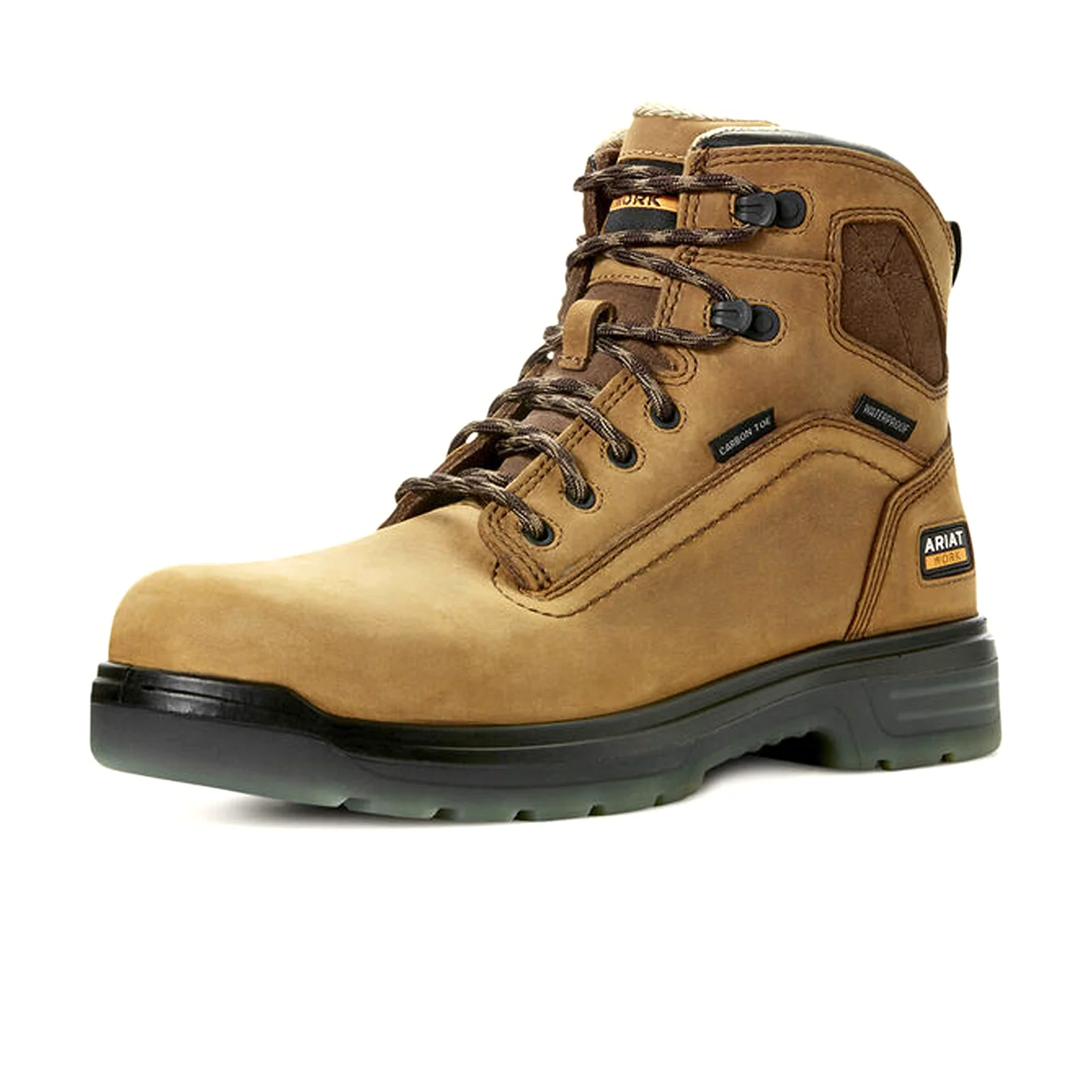 Ariat Turbo 6" Waterproof Carbon Toe Work Boot (Men) - Aged Bark - Image 3