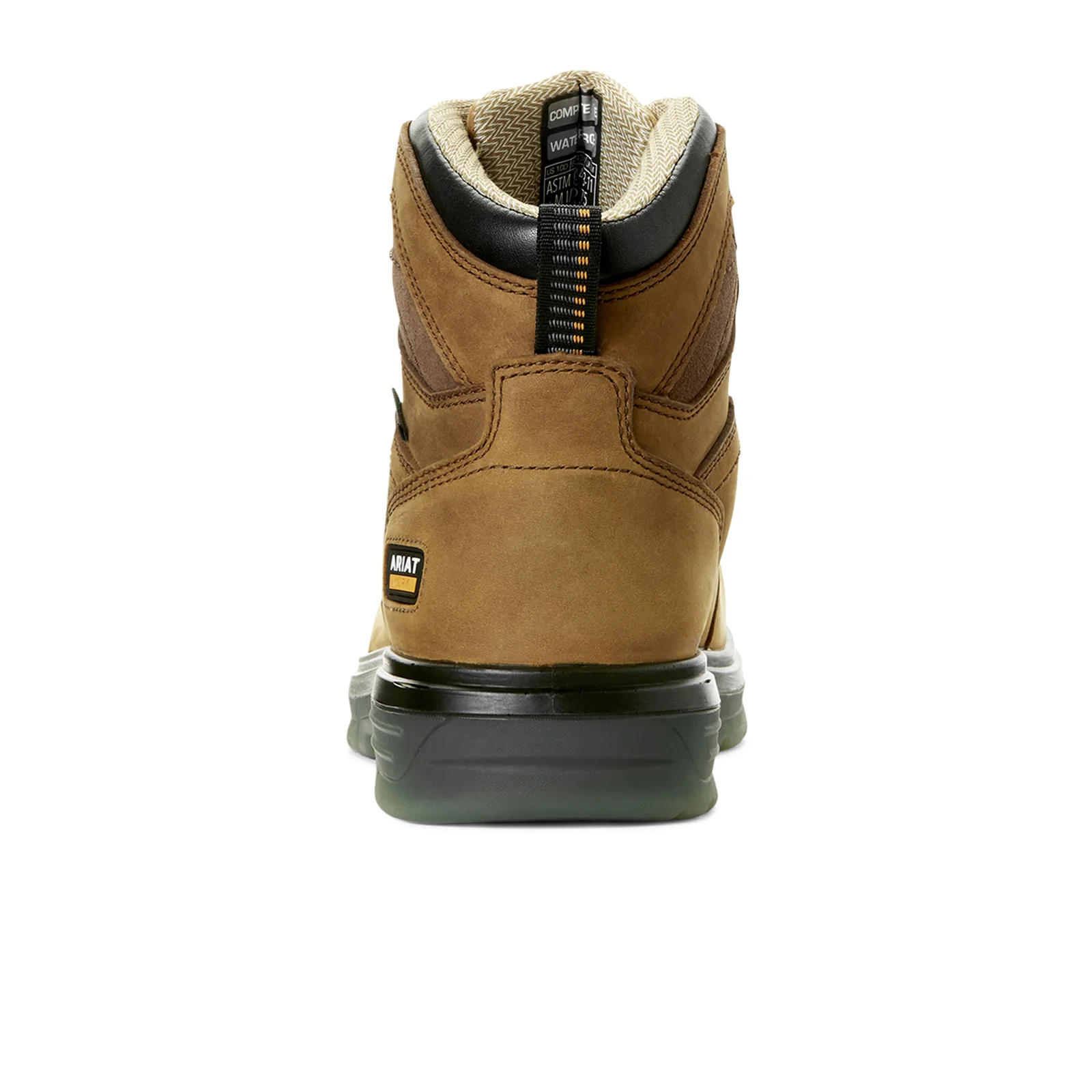 Ariat Turbo 6" Waterproof Carbon Toe Work Boot (Men) - Aged Bark - Image 4