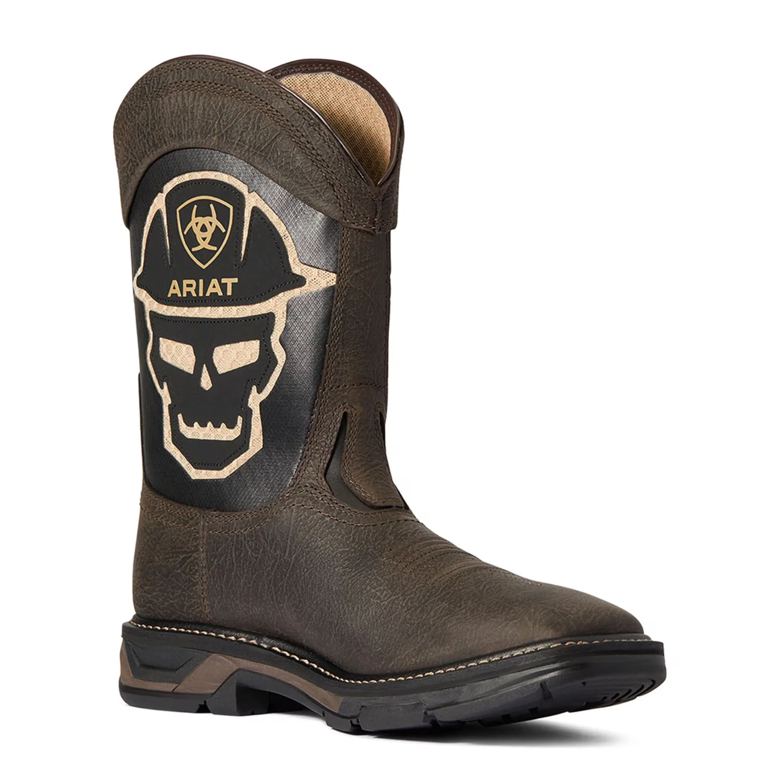 Ariat Workhog XT 6" VentTEK Bold Soft Toe Work Boot (Men) - Iron Coffee/Roughneck