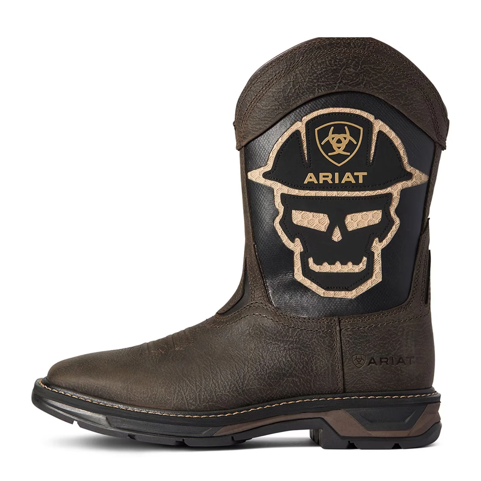 Ariat Workhog XT 6" VentTEK Bold Soft Toe Work Boot (Men) - Iron Coffee/Roughneck - Image 2