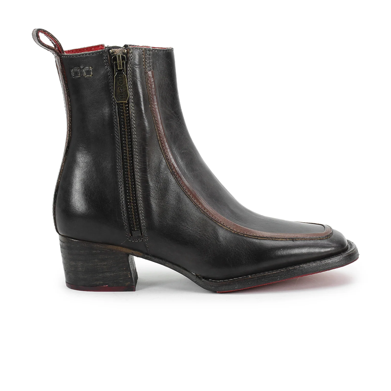 Bed Stu Bitsy Mid Boot (Women) - Black Teak Rustic