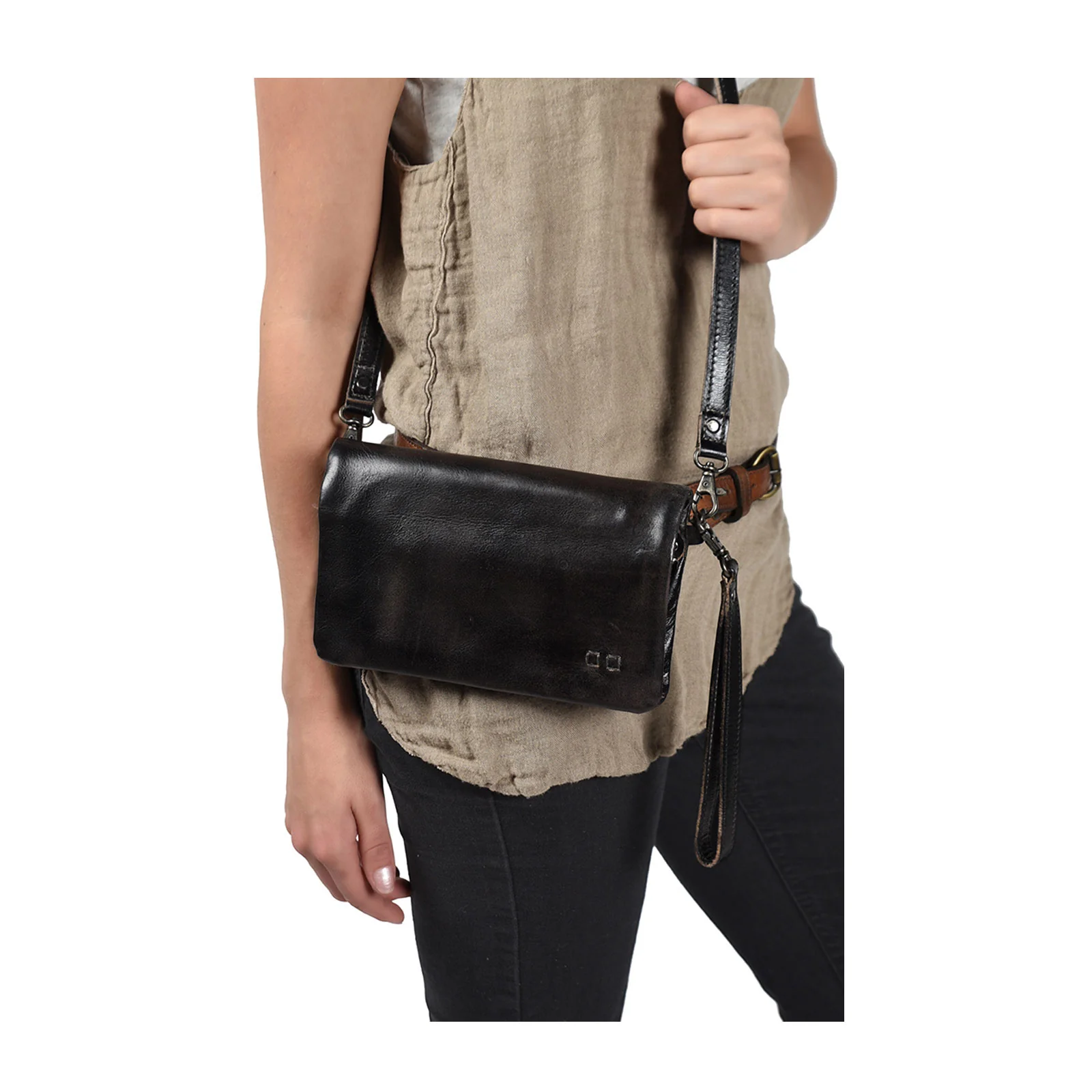 Bed Stu Cadence Clutch - Black Rustic - Image 4