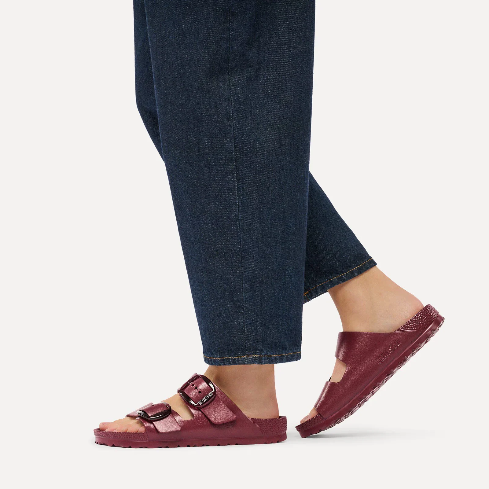 Birkenstock Arizona Big Buckle Slide Sandal (Women) - Zinfandel EVA - Image 6