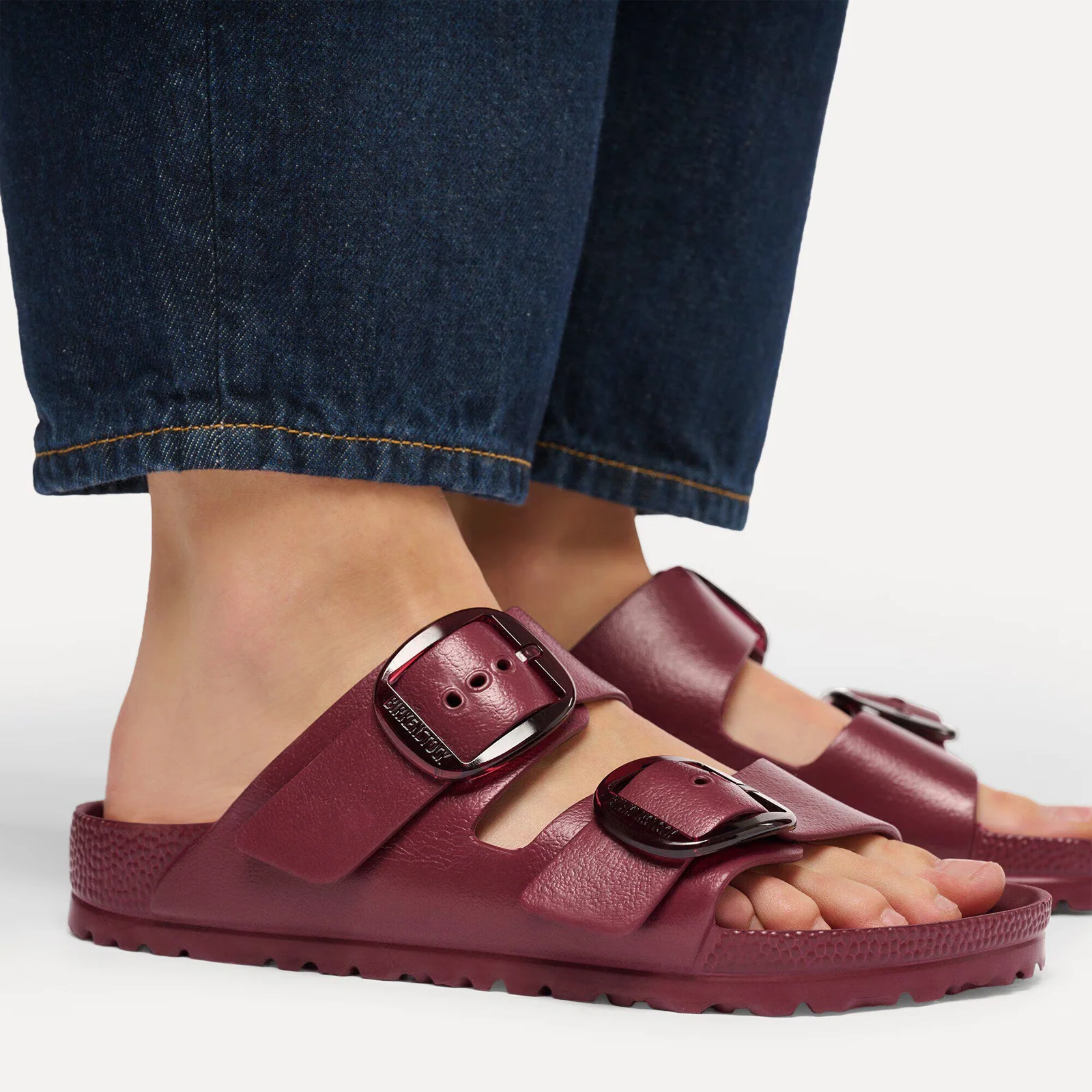 Birkenstock Arizona Big Buckle Slide Sandal (Women) - Zinfandel EVA - Image 7