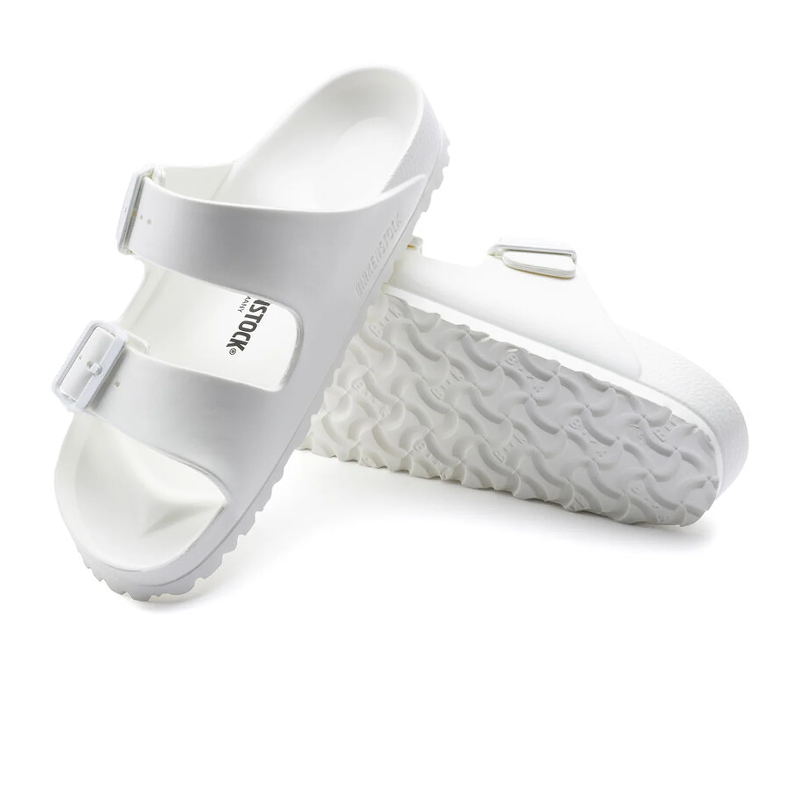 Birkenstock Arizona EVA Narrow Slide Sandal (Women) - White - Image 3