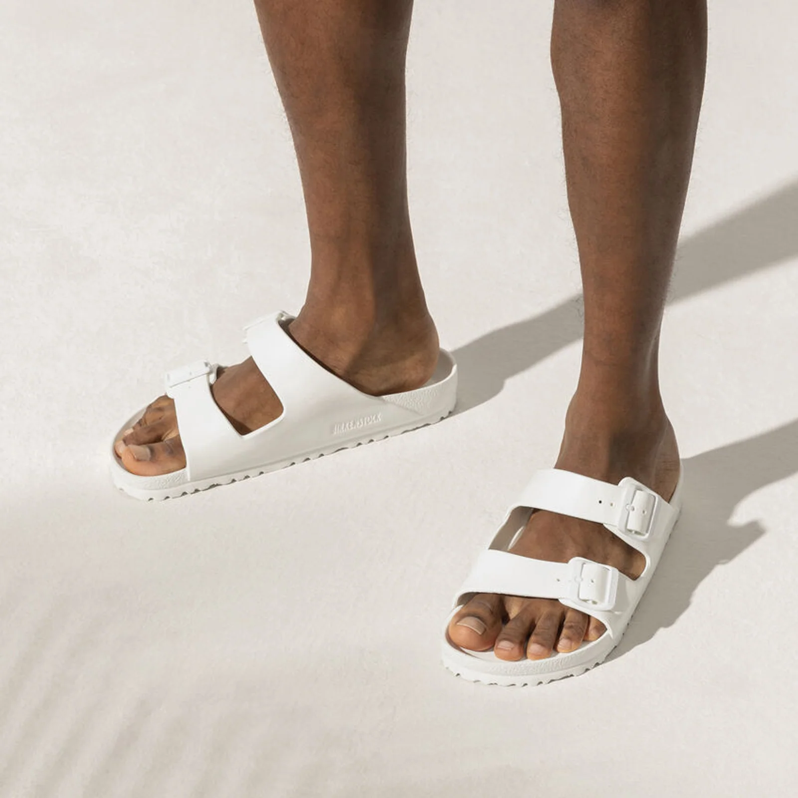Birkenstock Arizona EVA Narrow Slide Sandal (Women) - White - Image 6