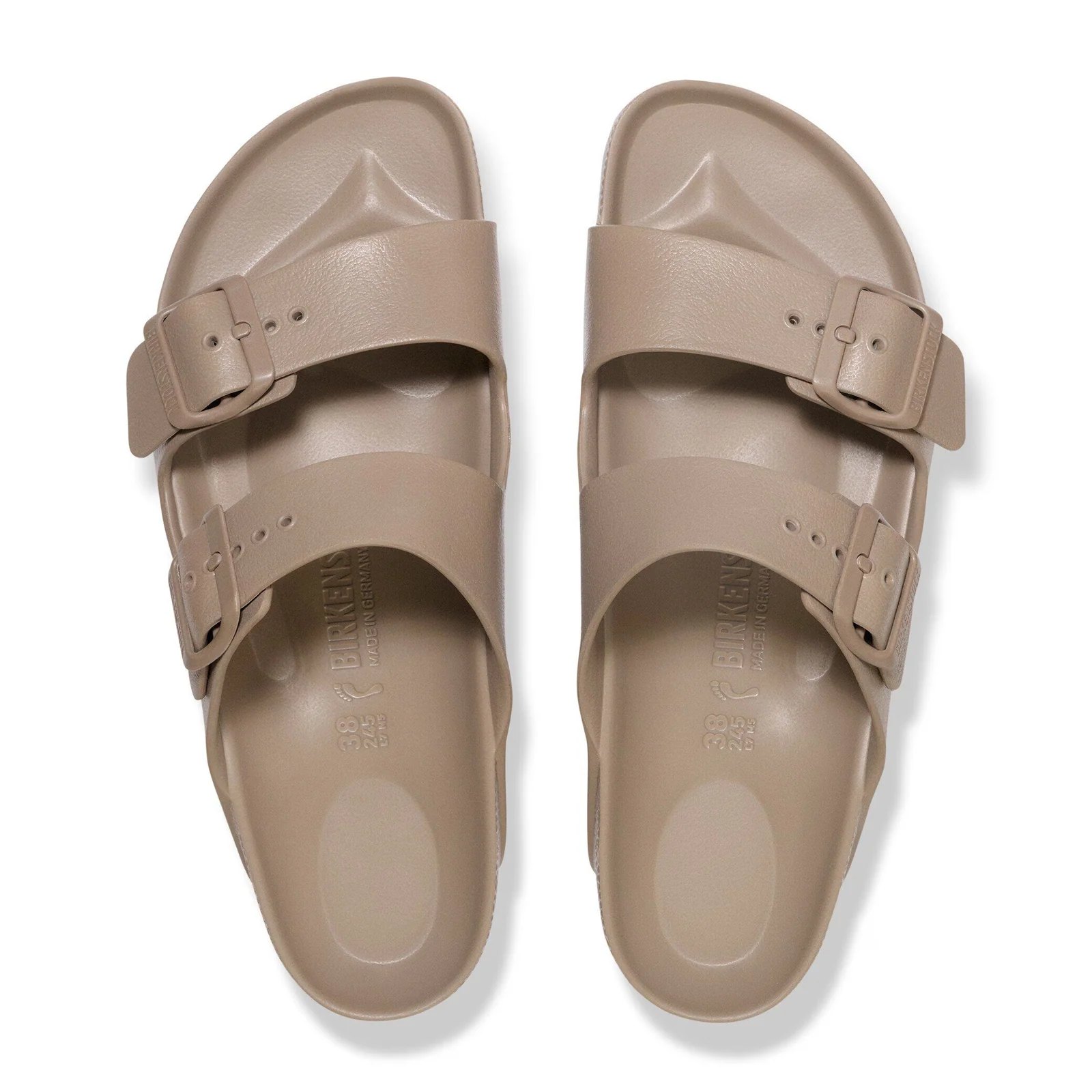 Birkenstock Arizona Slide Sandal (Men) - Gray Taupe EVA - Image 2