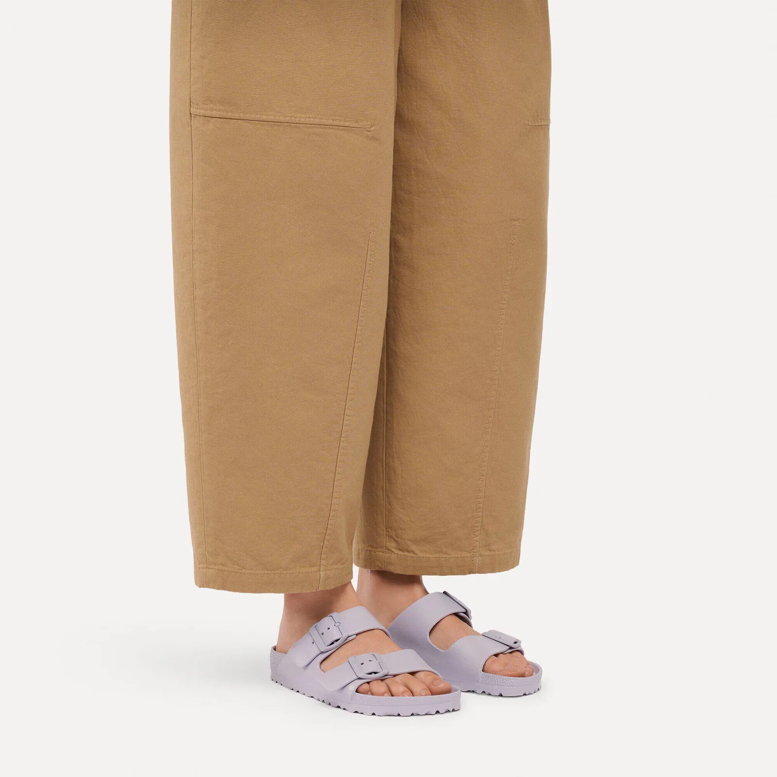 Birkenstock Arizona Slide Sandal (Women) - Lavender Sky EVA - Image 6