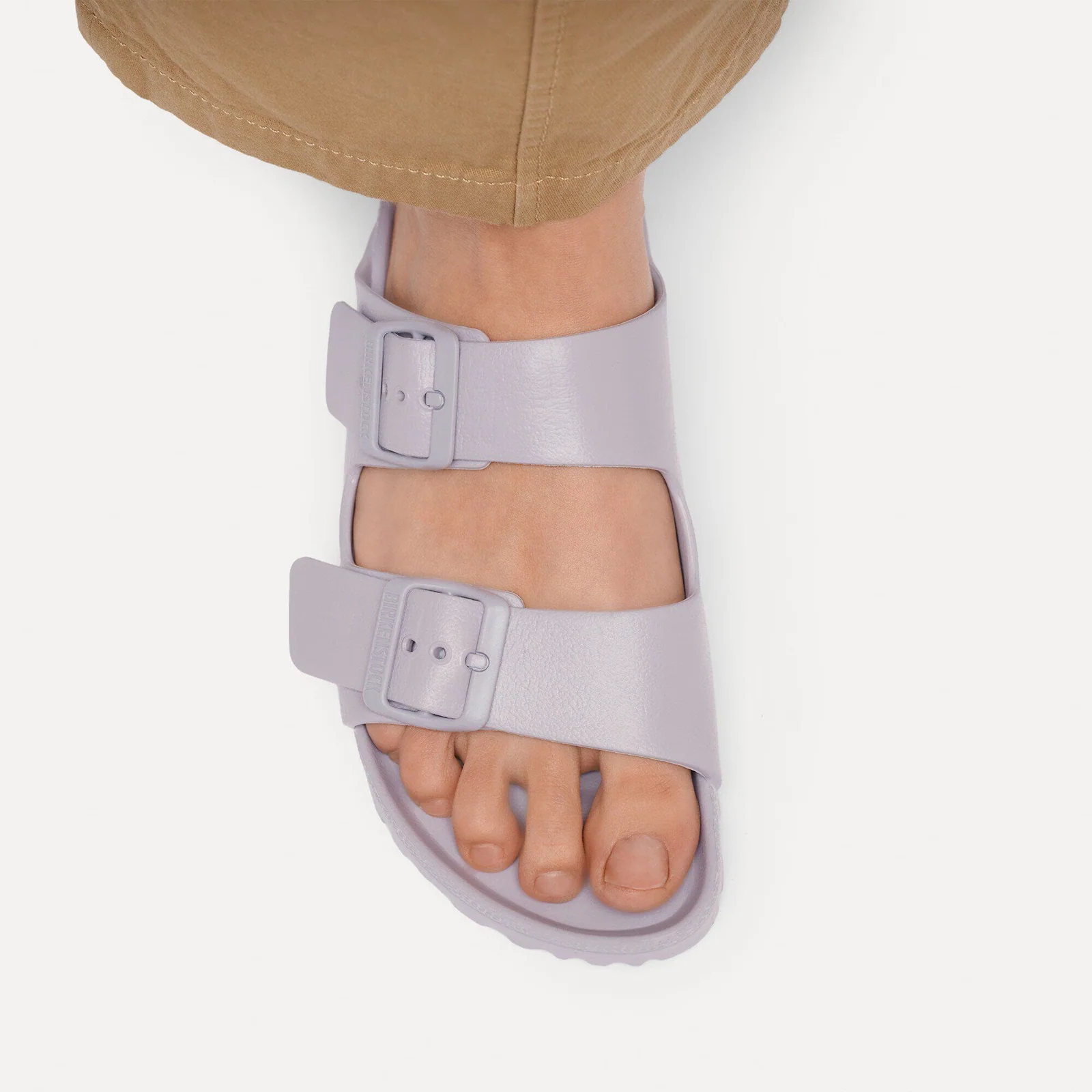Birkenstock Arizona Slide Sandal (Women) - Lavender Sky EVA - Image 7