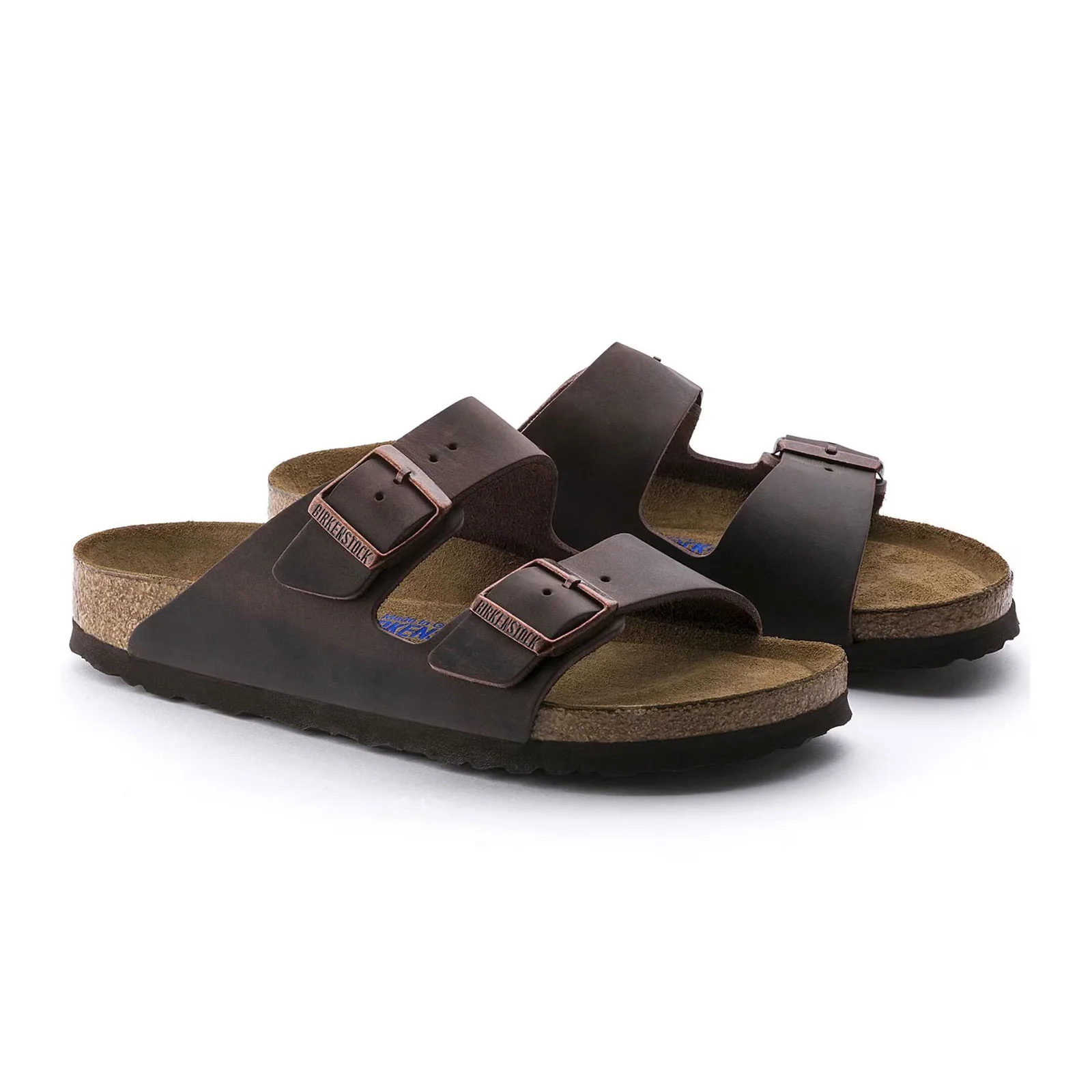 Birkenstock Arizona Soft Footbed Slide Sandal (Unisex) - Habana Oiled Leather - Image 4