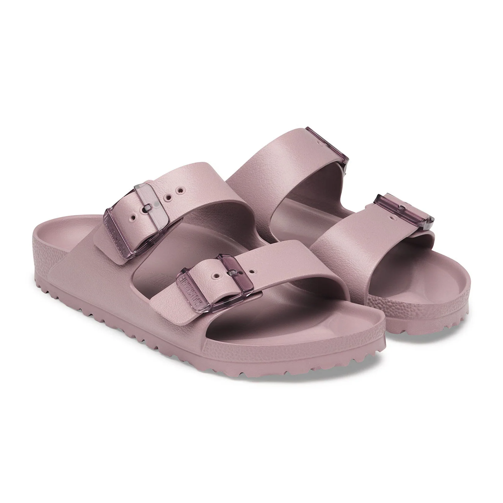 Birkenstock Arizona Stealth Buckle Slide Sandal (Women) - Faded Purple EVA - Image 4