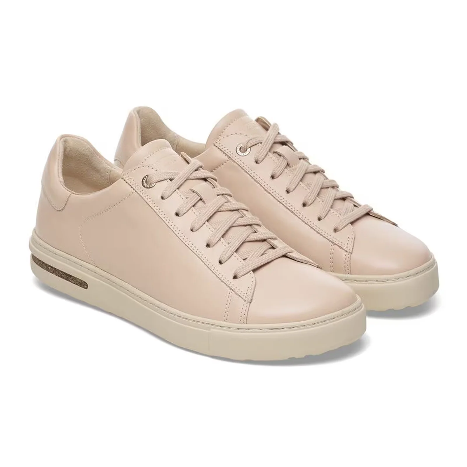Birkenstock Bend Narrow Sneaker (Women) - Glossy New Beige Leather - Image 4