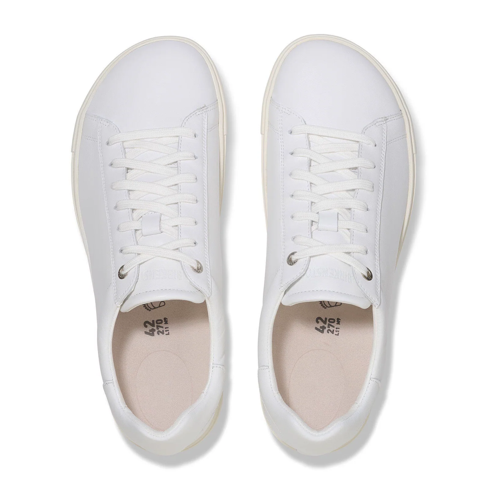 Birkenstock Bend Sneaker (Unisex) - White Leather - Image 2