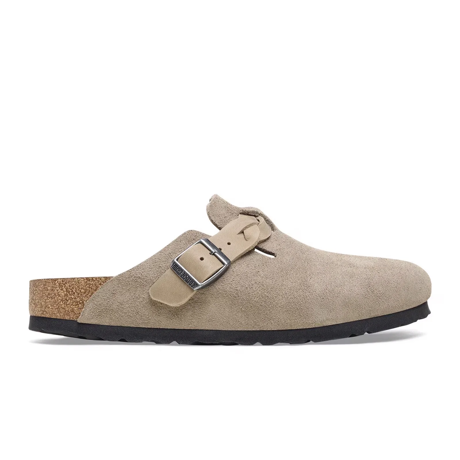 Birkenstock Boston Braid Narrow Clog (Women) - Taupe Suede - Image 5