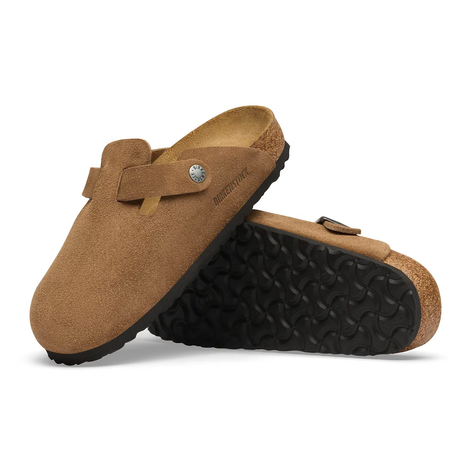 Birkenstock Boston Clog (Women) - Dark Tea Suede - Image 3