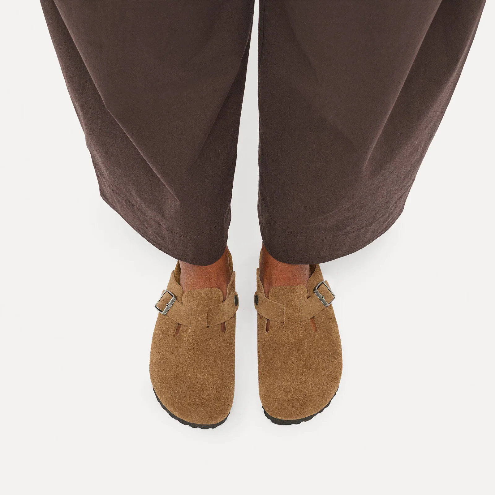Birkenstock Boston Clog (Women) - Dark Tea Suede - Image 6