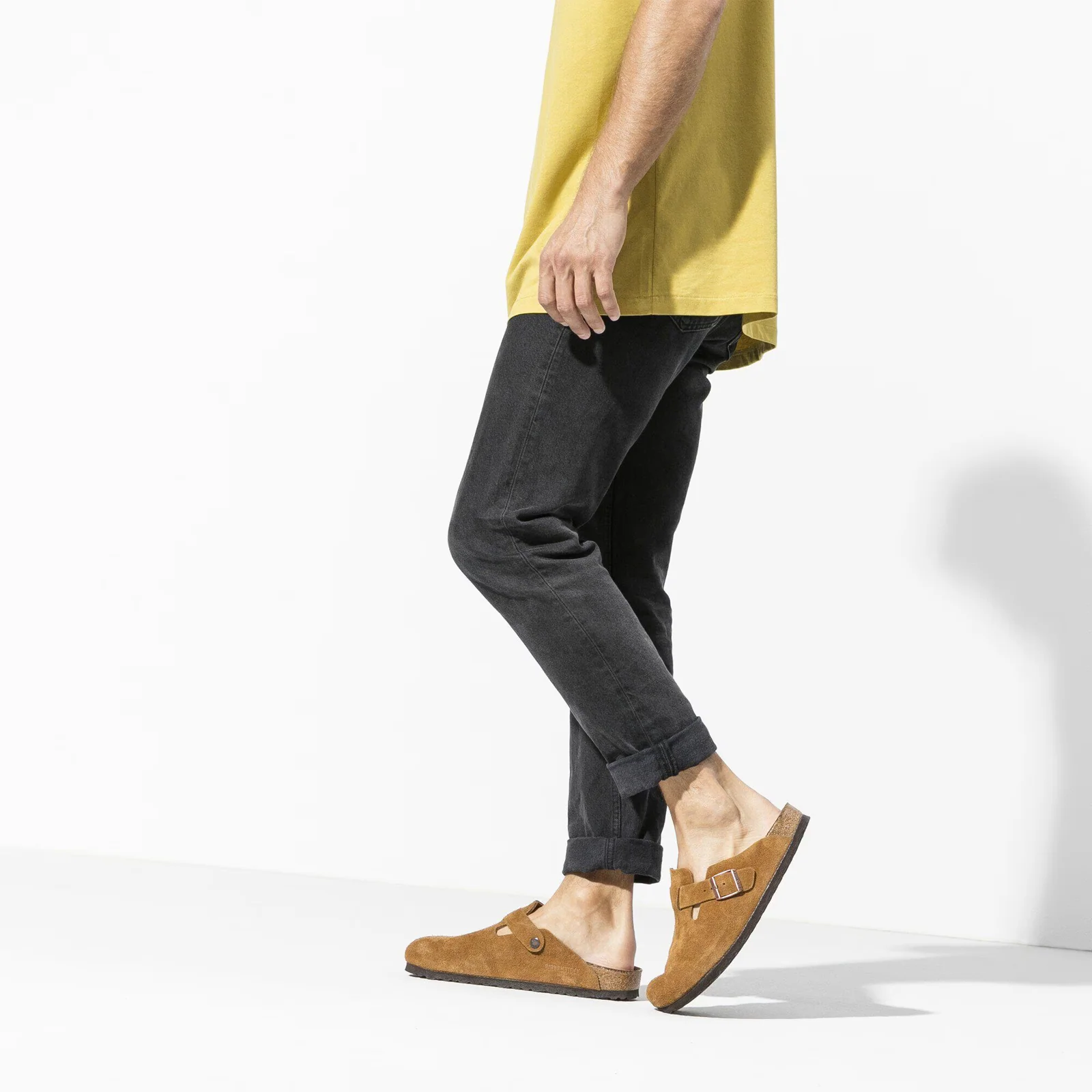 Birkenstock Boston Soft Footbed Clog (Men) - Mink Suede - Image 6