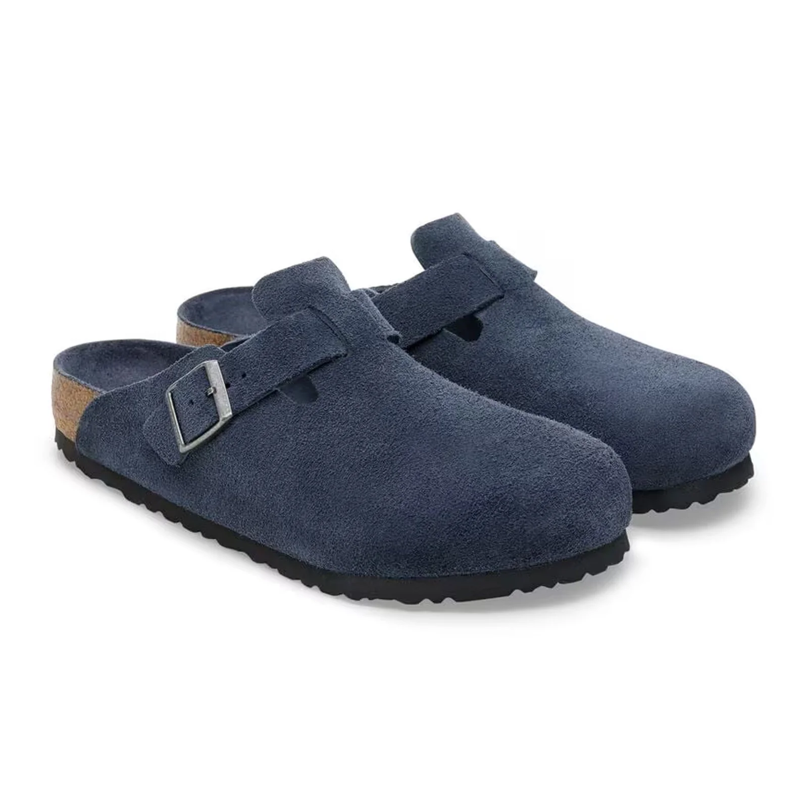 Birkenstock Boston Soft Footbed Clog (Men) - New Navy Suede - Image 4