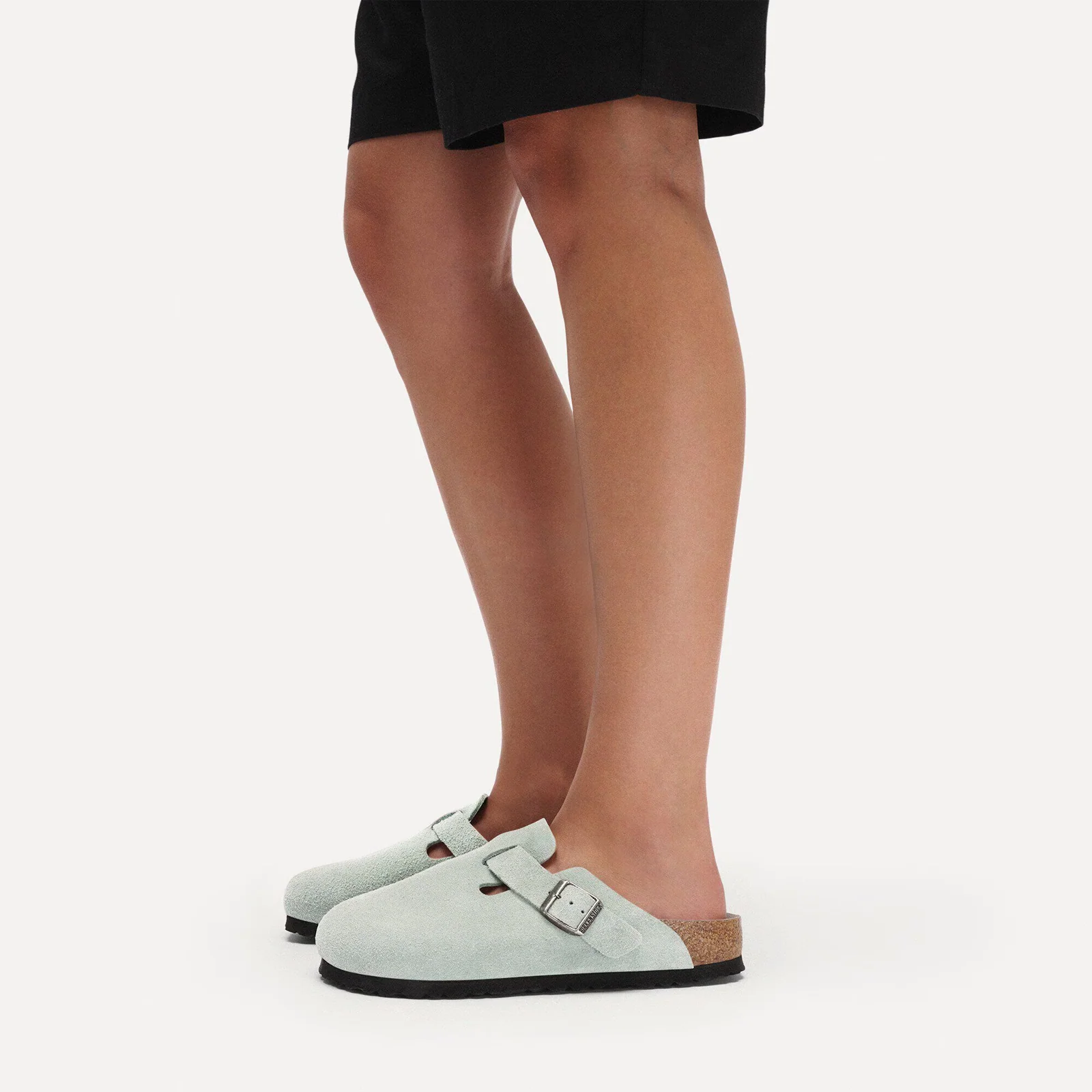 Birkenstock Boston Soft Footbed Clog (Men) - Pure Sage Suede - Image 6