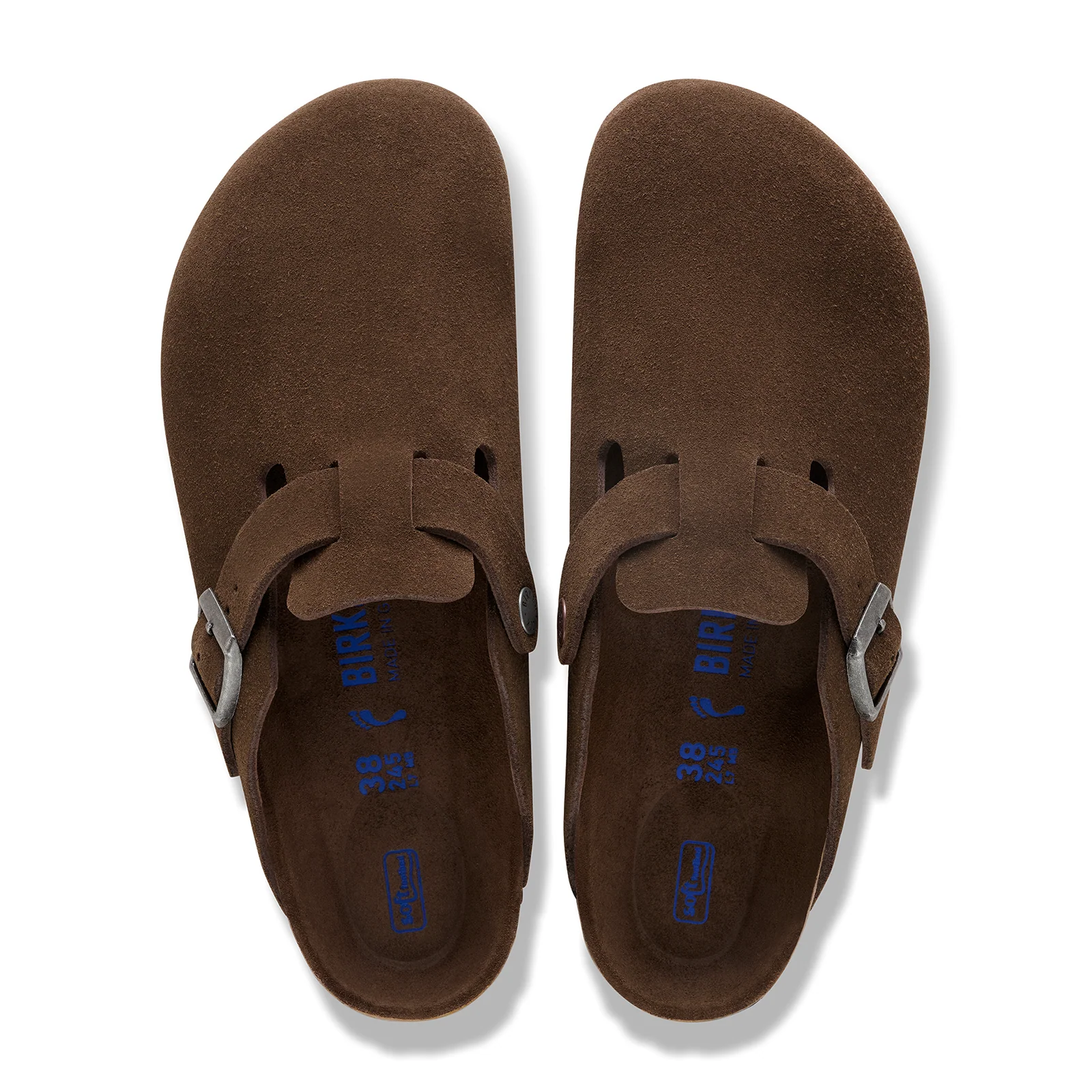 Birkenstock Boston Soft Footbed Narrow Clog (Women) - Carafe Suede - Image 2