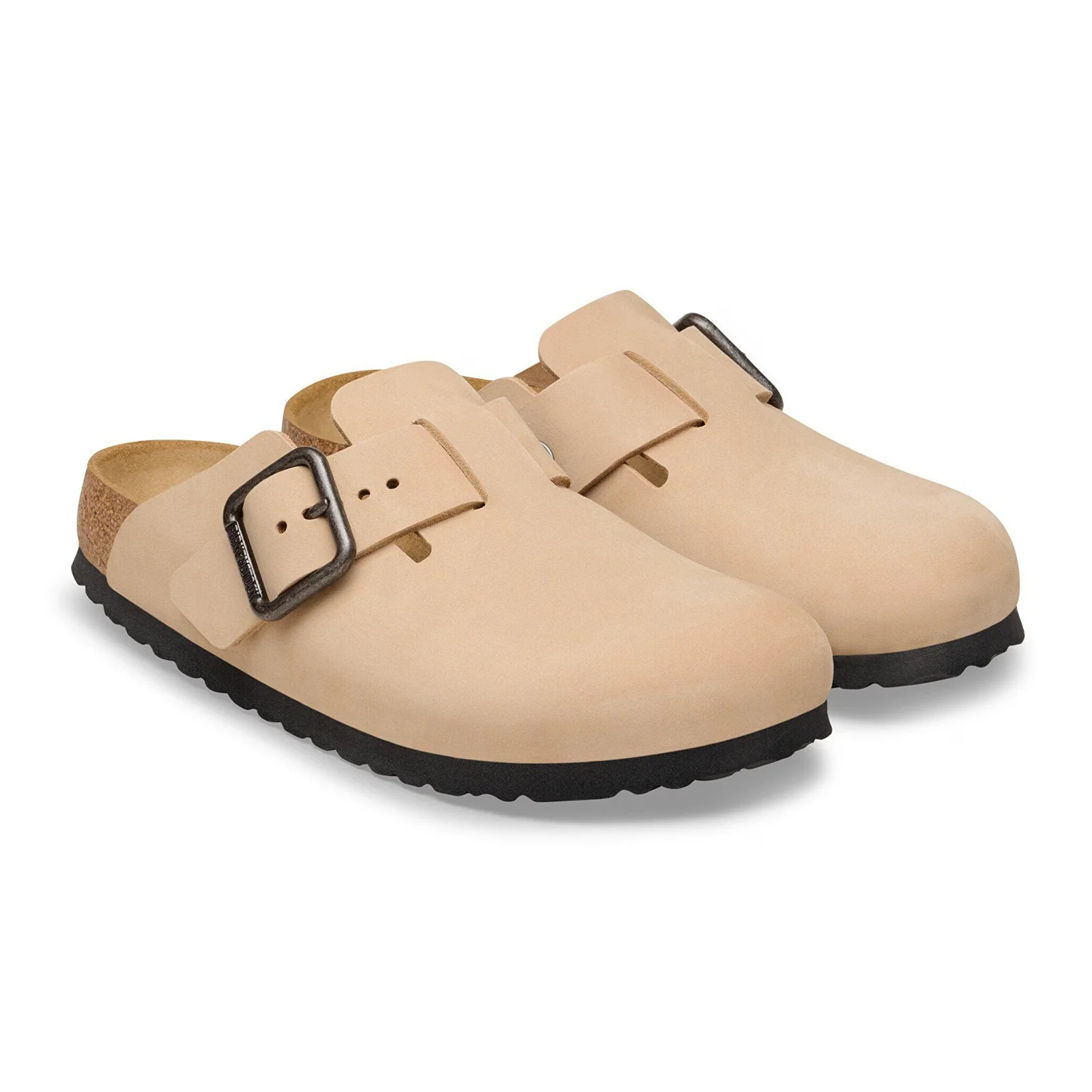 Birkenstock Boston Wire Buckle Clog (Men) - Sandcastle Nubuck - Image 4