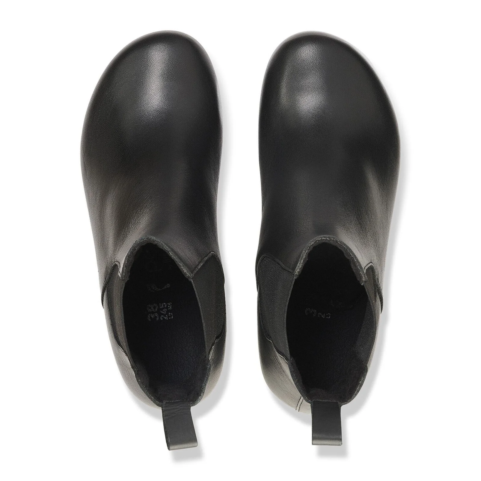 Birkenstock Ebba Narrow Chelsea Wedge Boot (Women) - Black Leather - Image 3