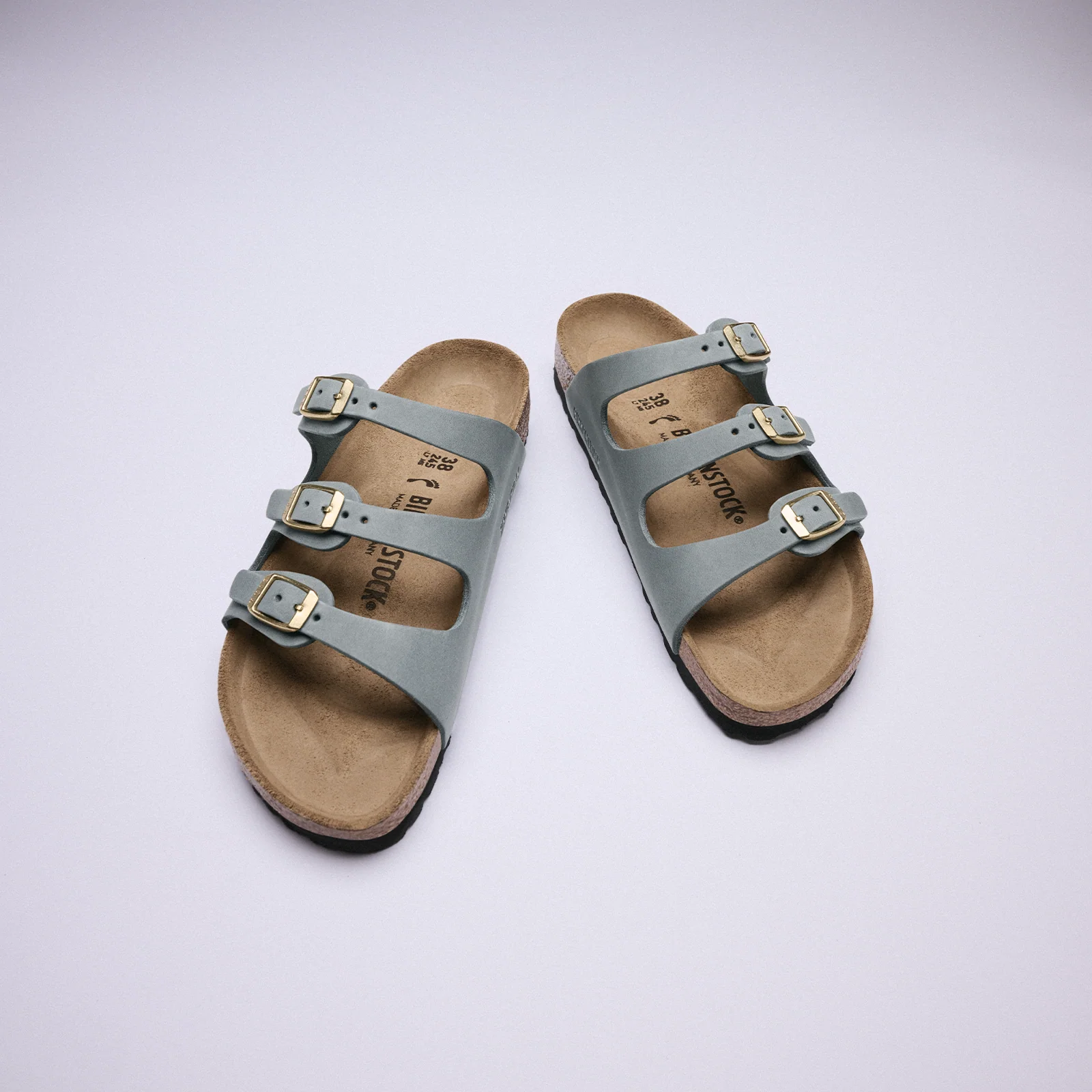 Birkenstock Florida Slide Sandal (Women) - Basalt Gray Oiled Leather - Image 8