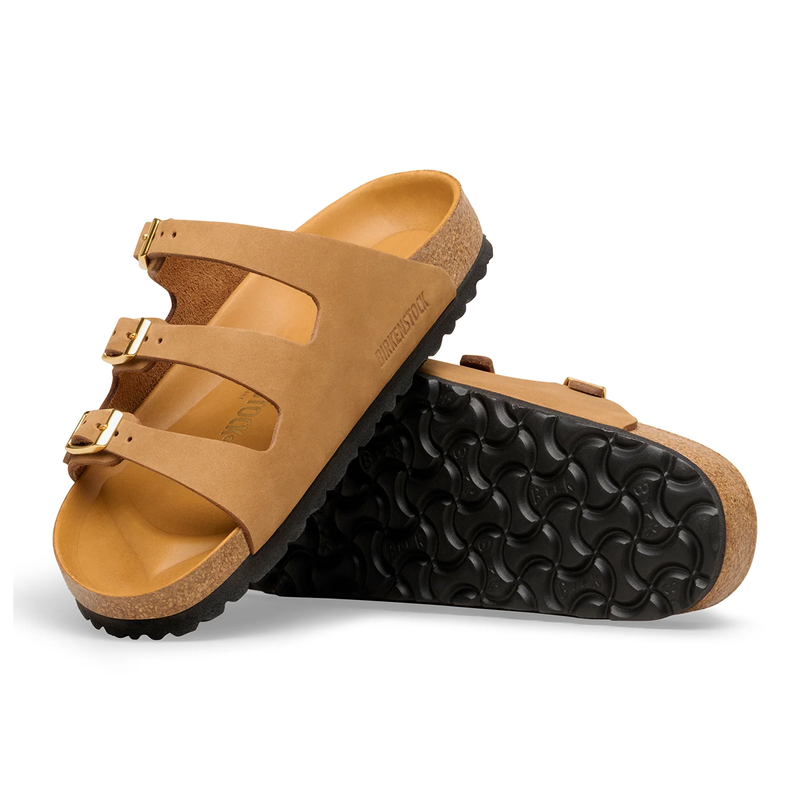 Birkenstock Florida Slide Sandal (Women) - Mink Nubuck - Image 3