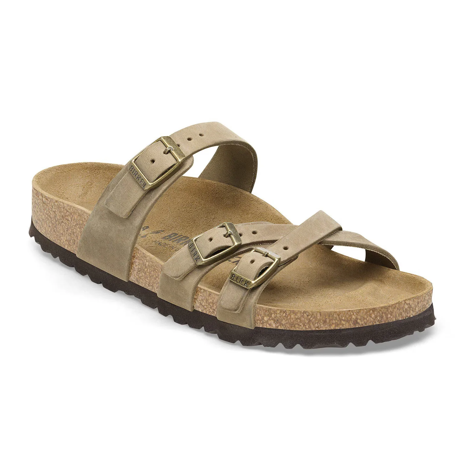 Birkenstock Franca Narrow Slide Sandal (Women) - Tobacco Oiled Leather